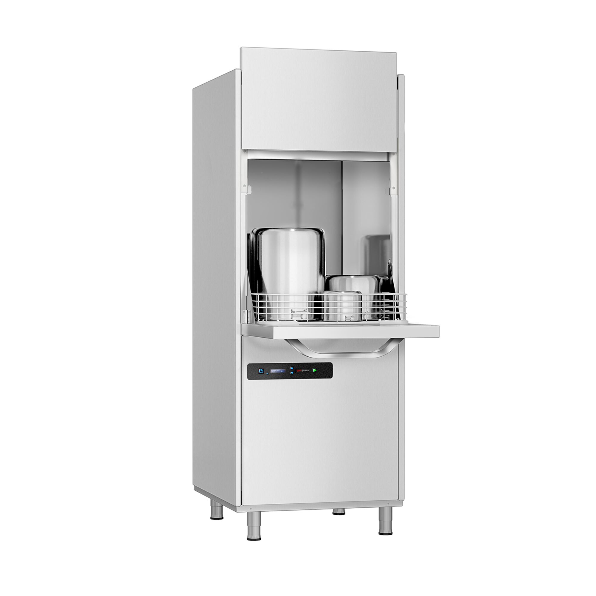 Lave-batterie à double paroi - numérique - 11,35 kW - avec pompe à détergent et pompe à liquide de rinçage