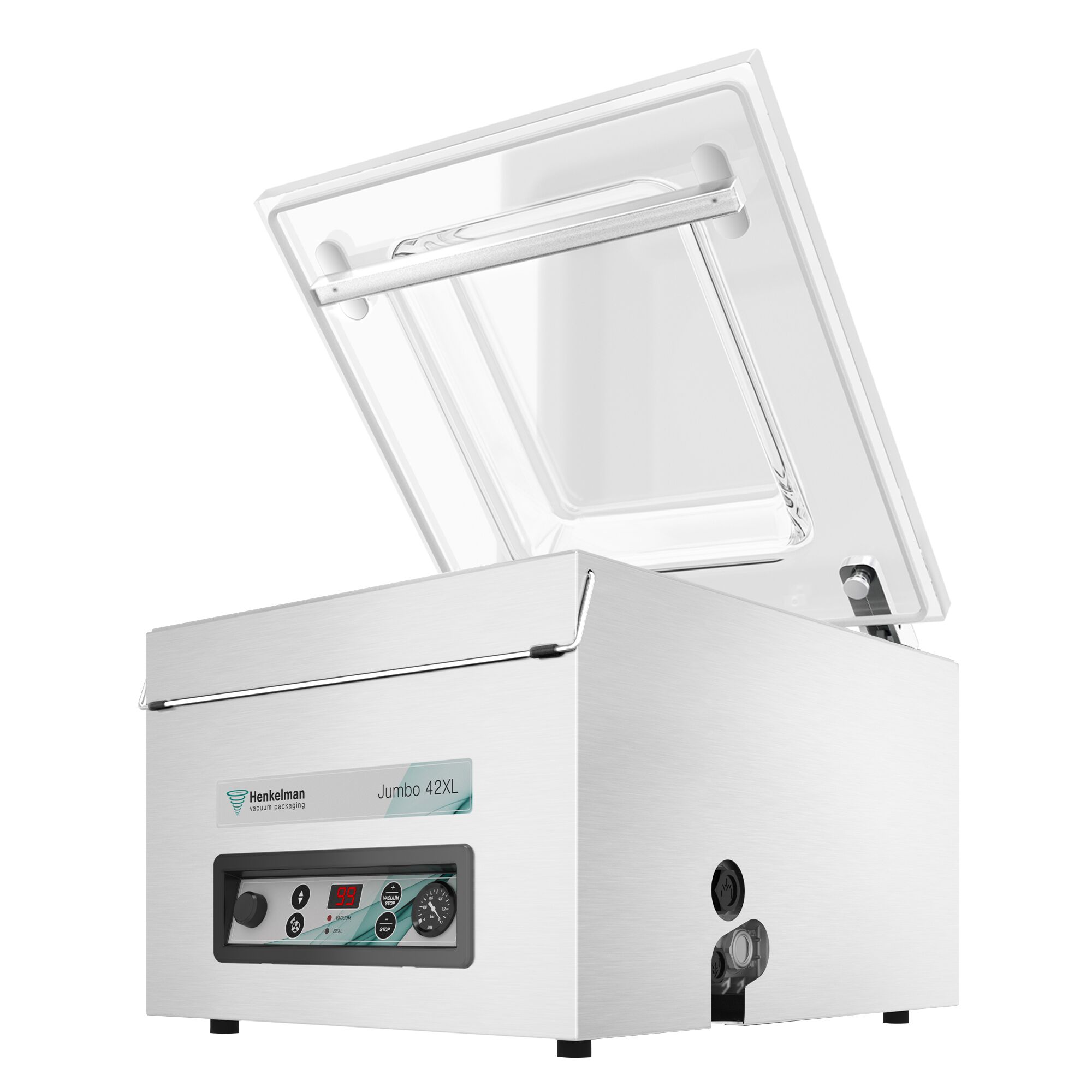 HENKELMAN | Jumbo 42XL – Machine sous vide à cloche – 16 m³/h – 600 watts – numérique