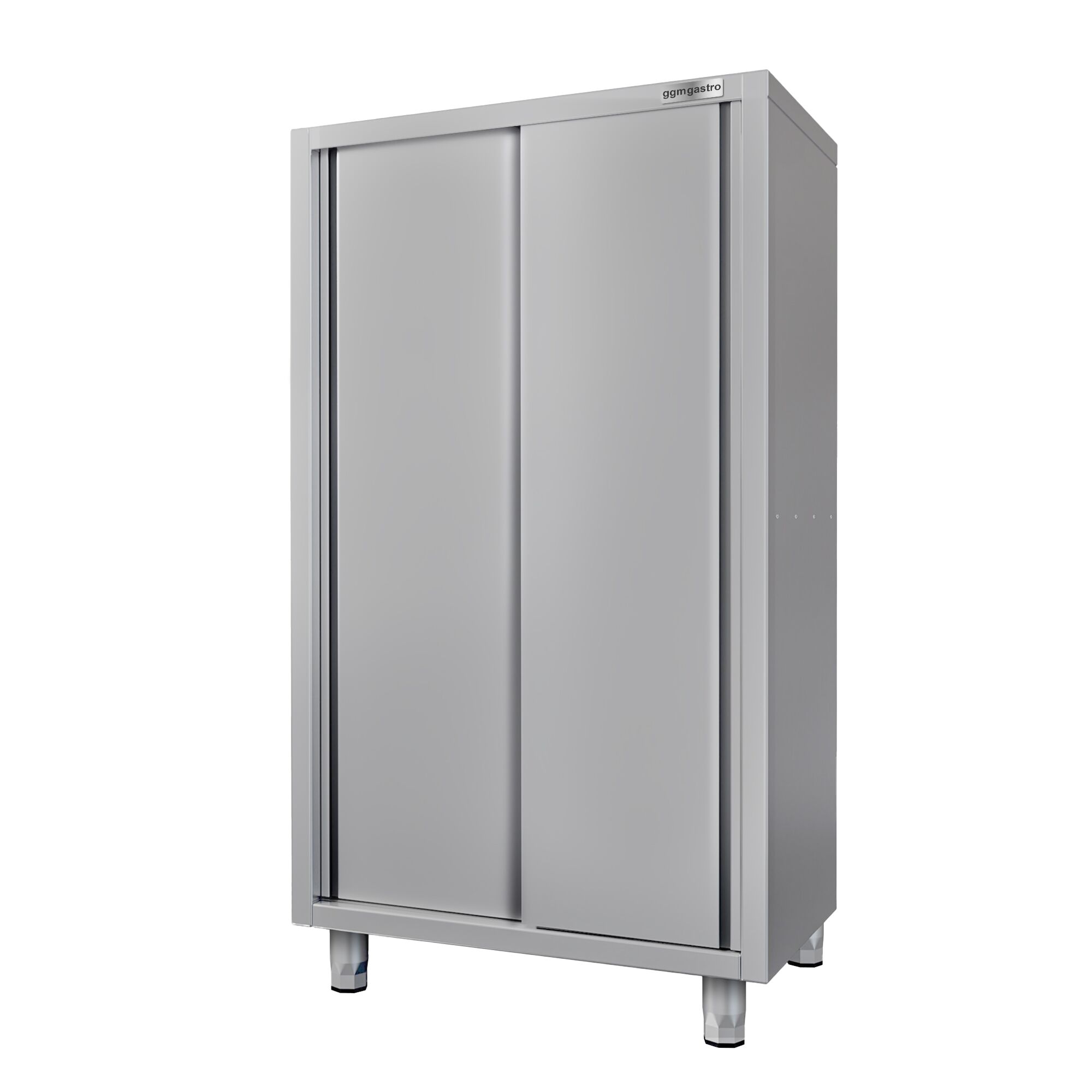 Armoire haute en inox ECO - 1200x700mm - 2 portes coulissantes - Hauteur: 1800mm