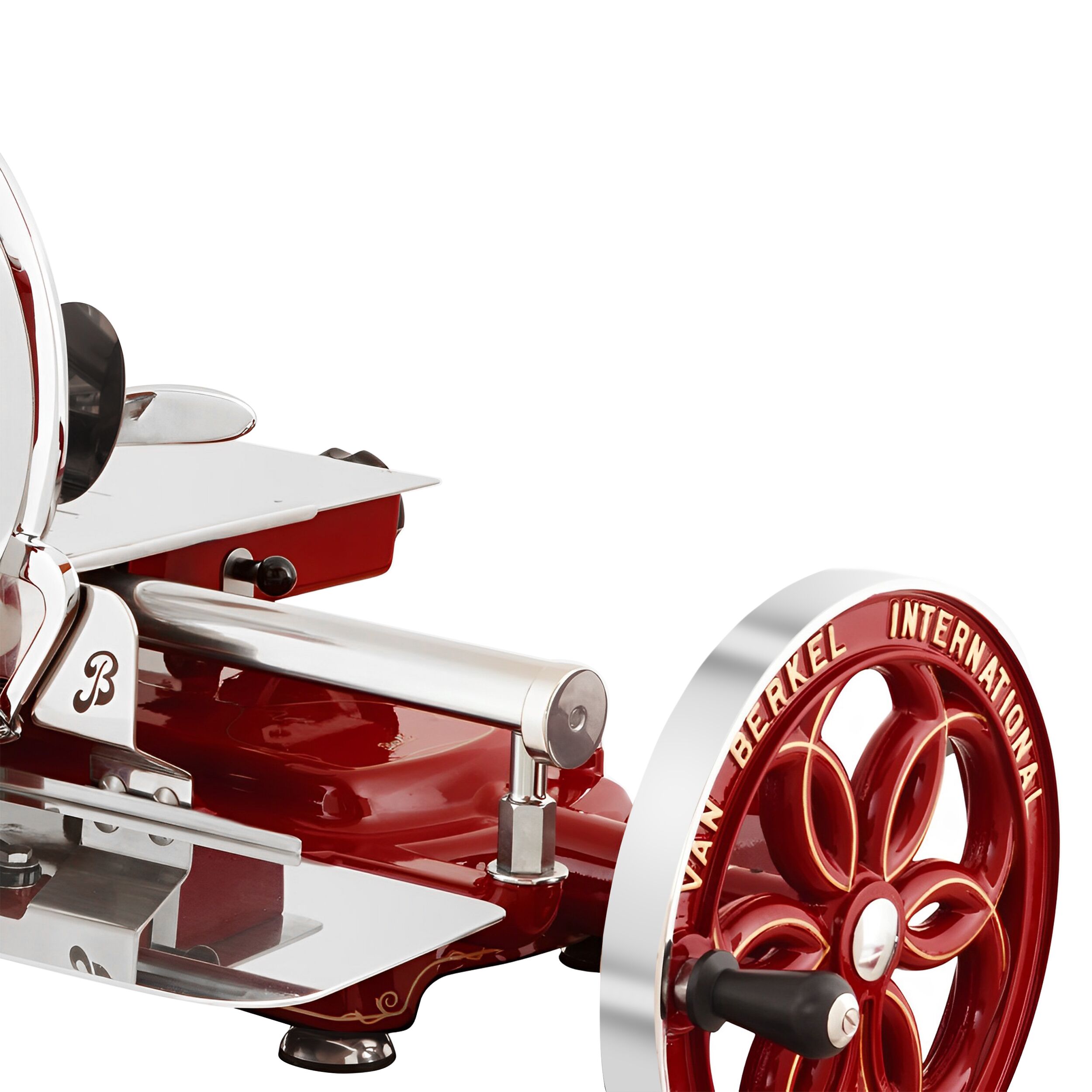 BERKEL | Machine à volant B114 - Lame : Ø 319mm - Rouge - avec socle inclus