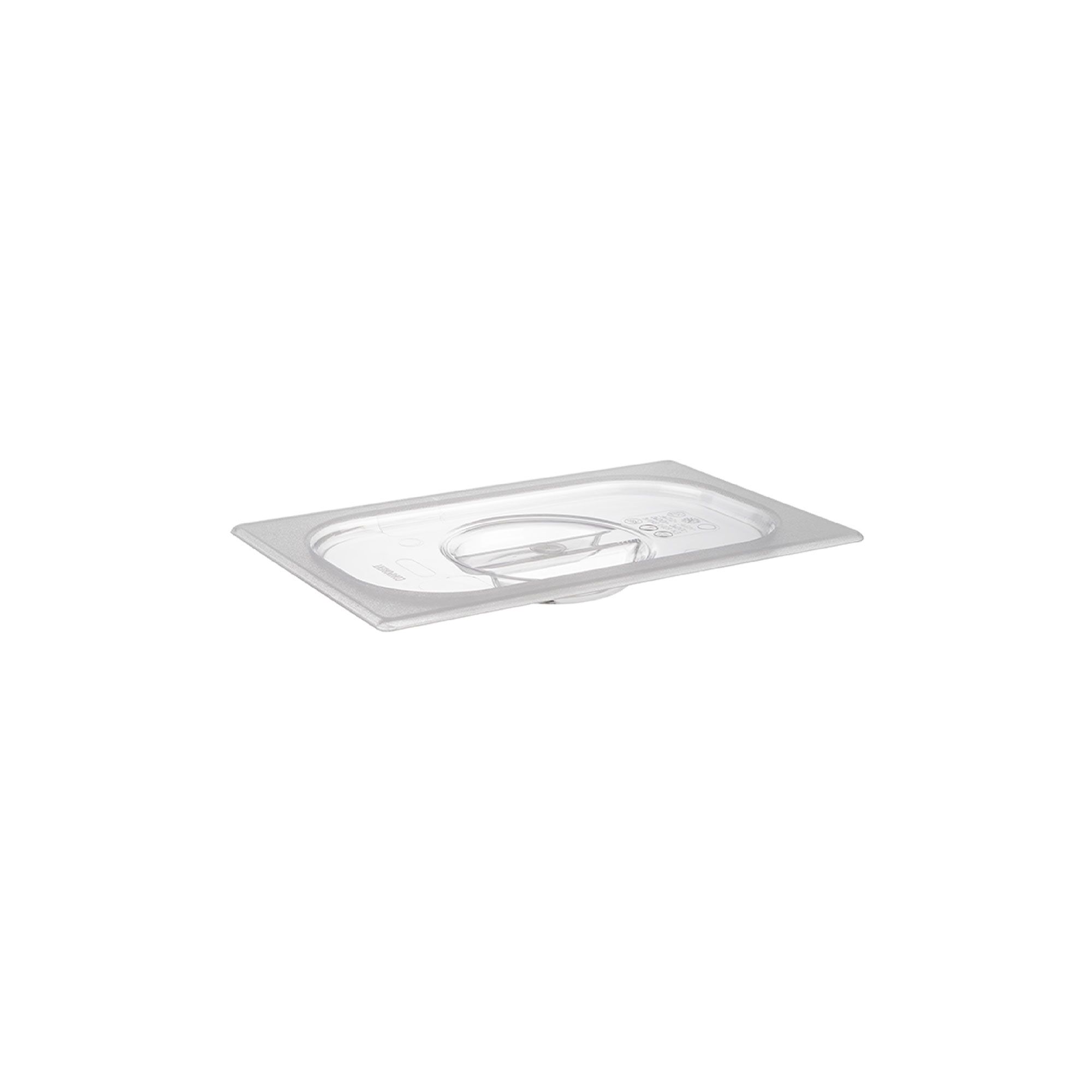 (6 pcs) Couvercle en polycarbonate GN 1/4 - Transparent - 265x163x27mm - Hauteur: 27mm