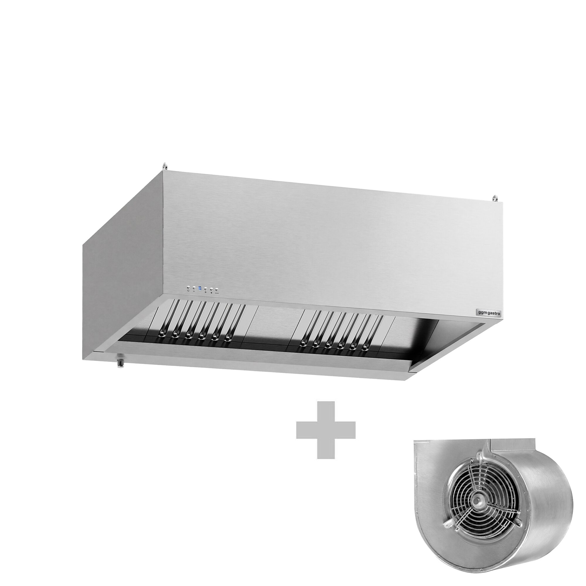 Capot de coffre avec moteur - 1400mm - avec régulateur, filtre & lampe