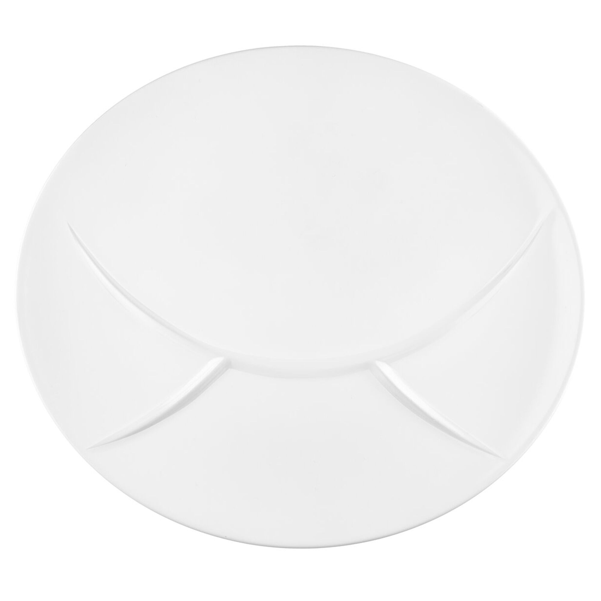 (2 pièces) SELTMANN WEIDEN | Assiette de fitness - Ø 340mm - avec 3 éléments de séparation