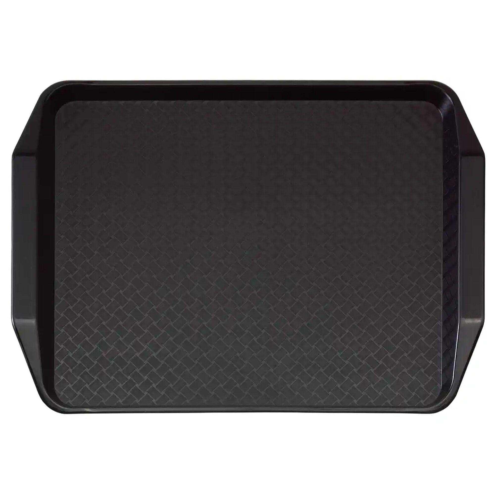 (24 pièces) CAMBRO | Plateau fast food – rectangulaire – 430×300 mm – profil haut avec poignées – Noir