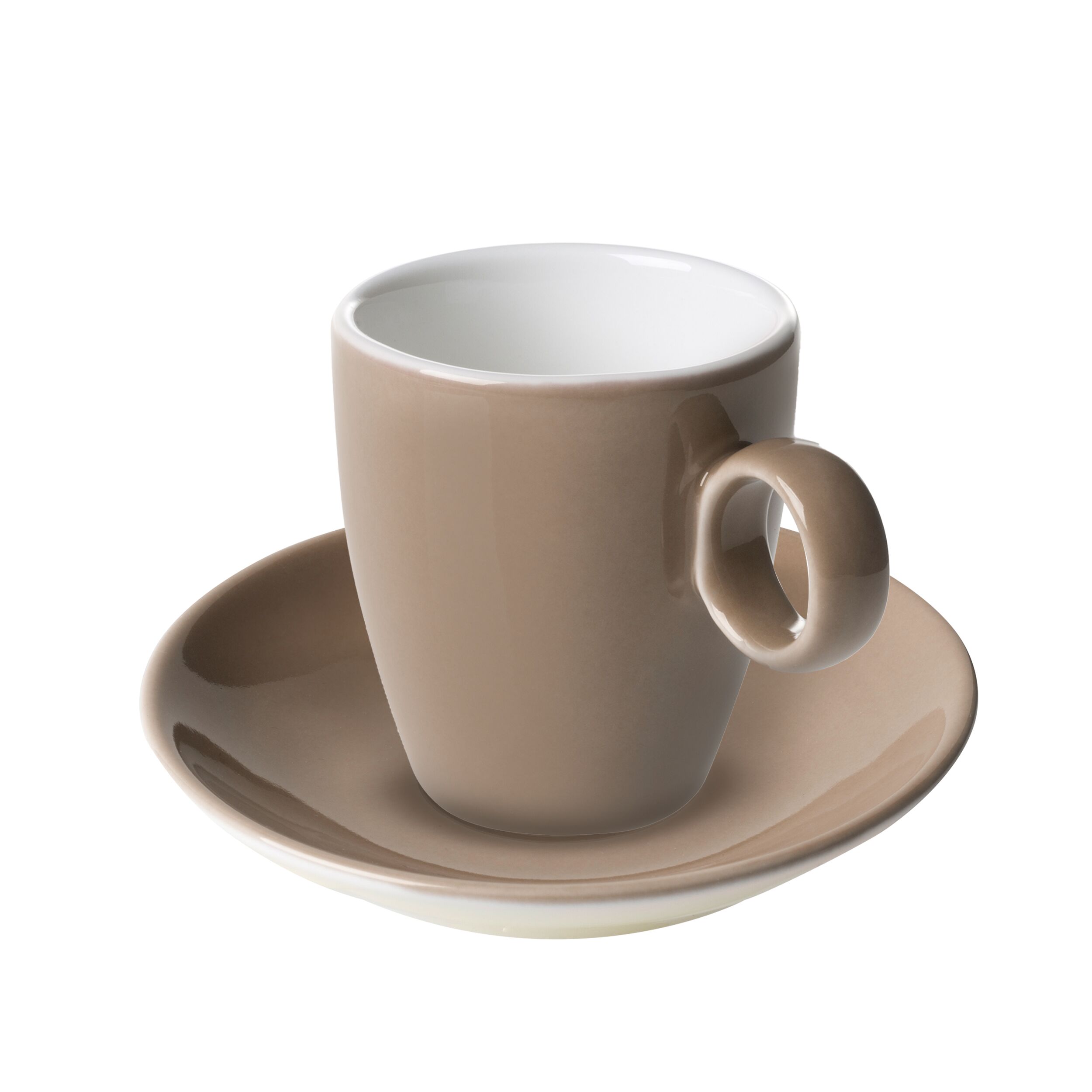 (6 pcs) BART - Tasse à espresso Colour Cafe - 65ml - Marron