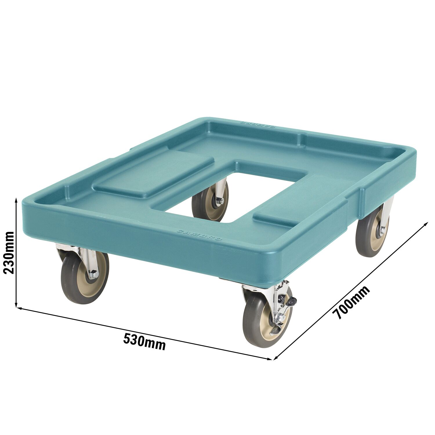 CAMBRO | ULTRA PAN CARRIER® - CamDolly® - Chariot pour UPCS400401, UPC400110 & UPC400401 - Bleu ardoise