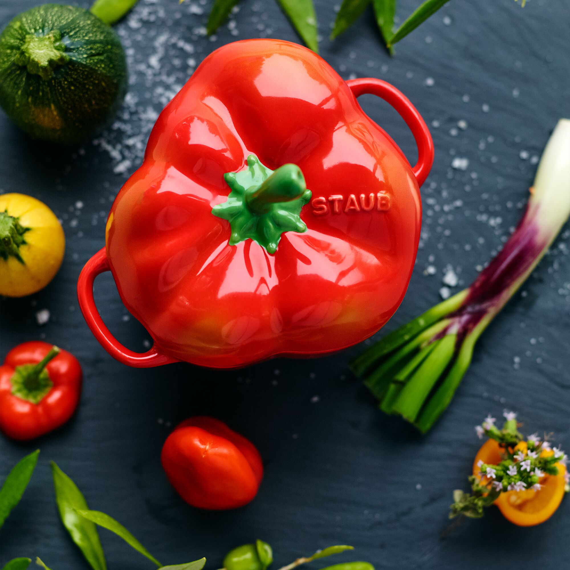 STAUB| Ceramic Bowl – Orange-Red - Ø 110 mm