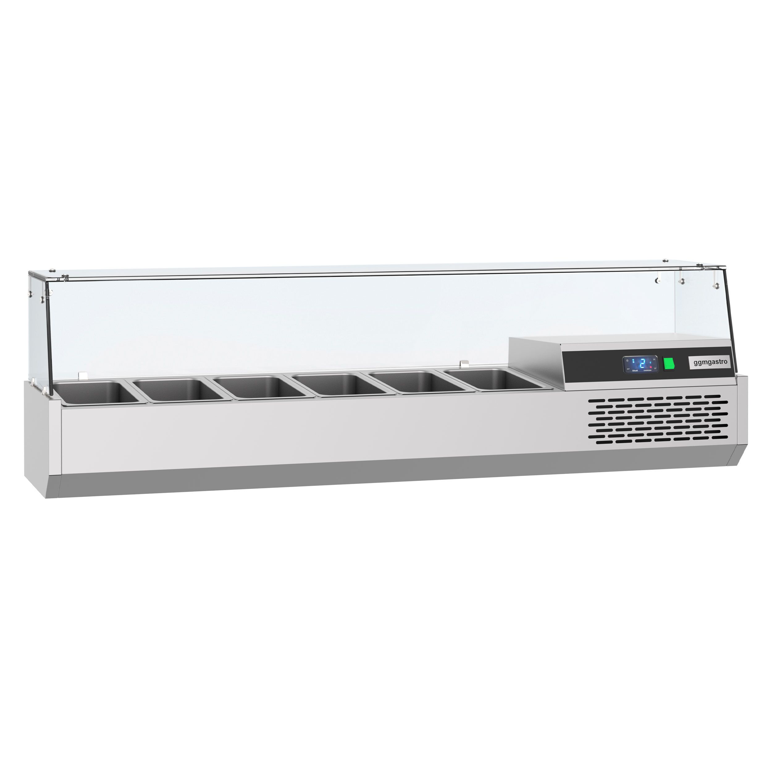 Vitrine Réfrigérée à Ingrédients PREMIUM - 1550x390mm - 6x GN 1/3