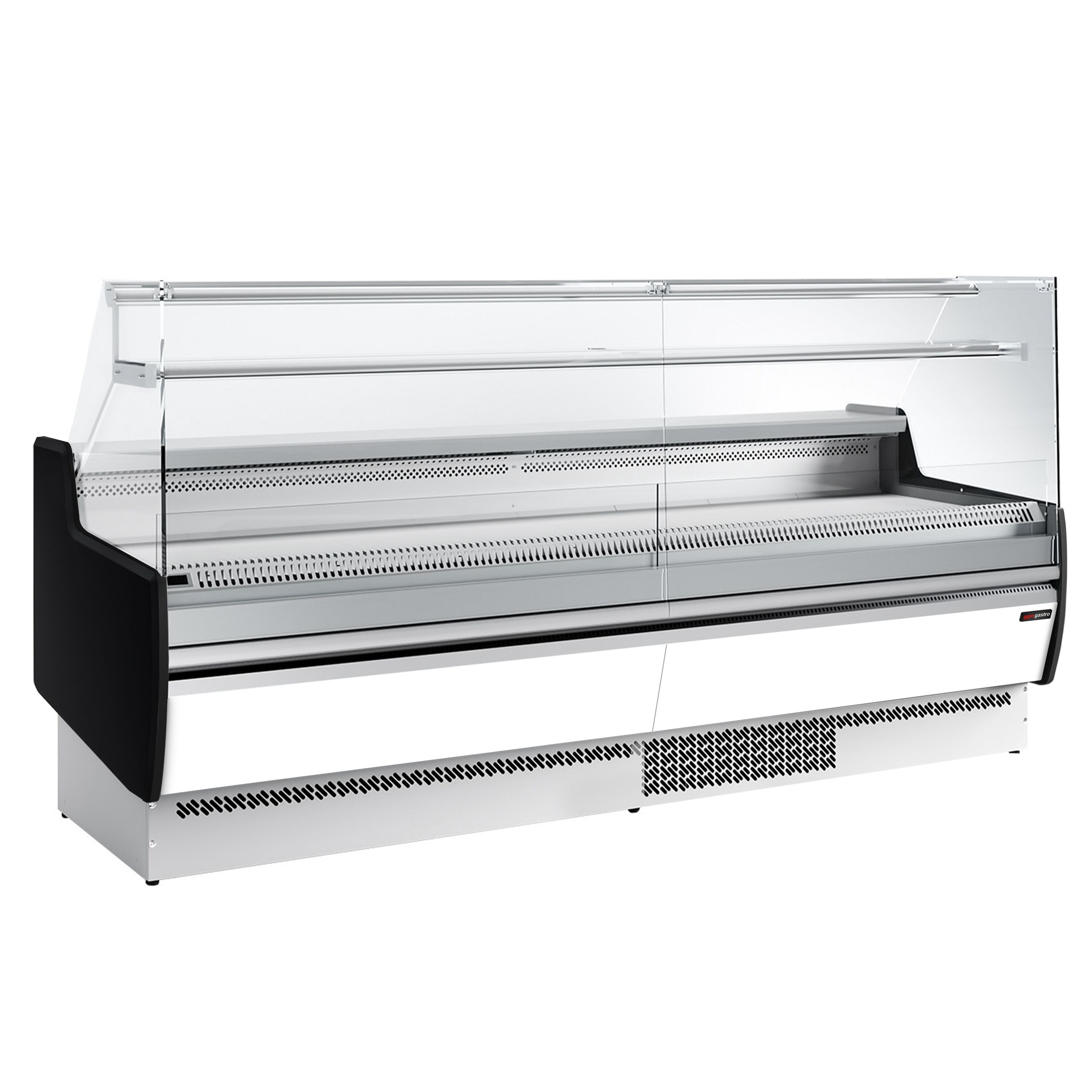 Serve Over Counter - 2560x953mm - with 4 doors - 1 shelf - white front panel - capacity 282 litres