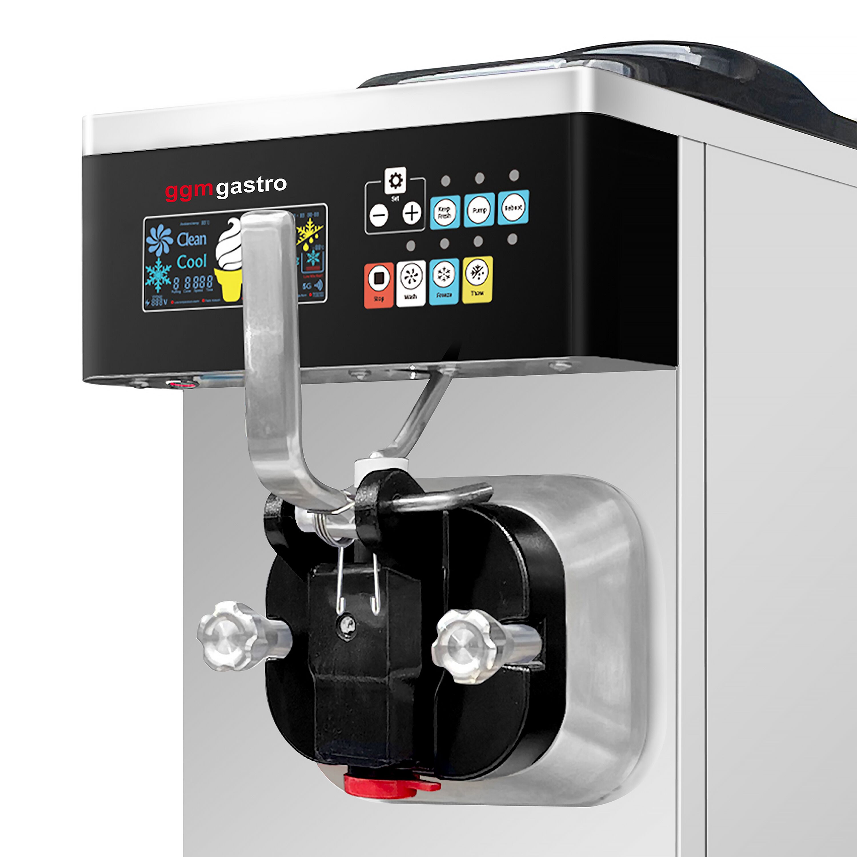 Machine à glace à l’italienne - 20-26L/h - 1,6kW - À poser