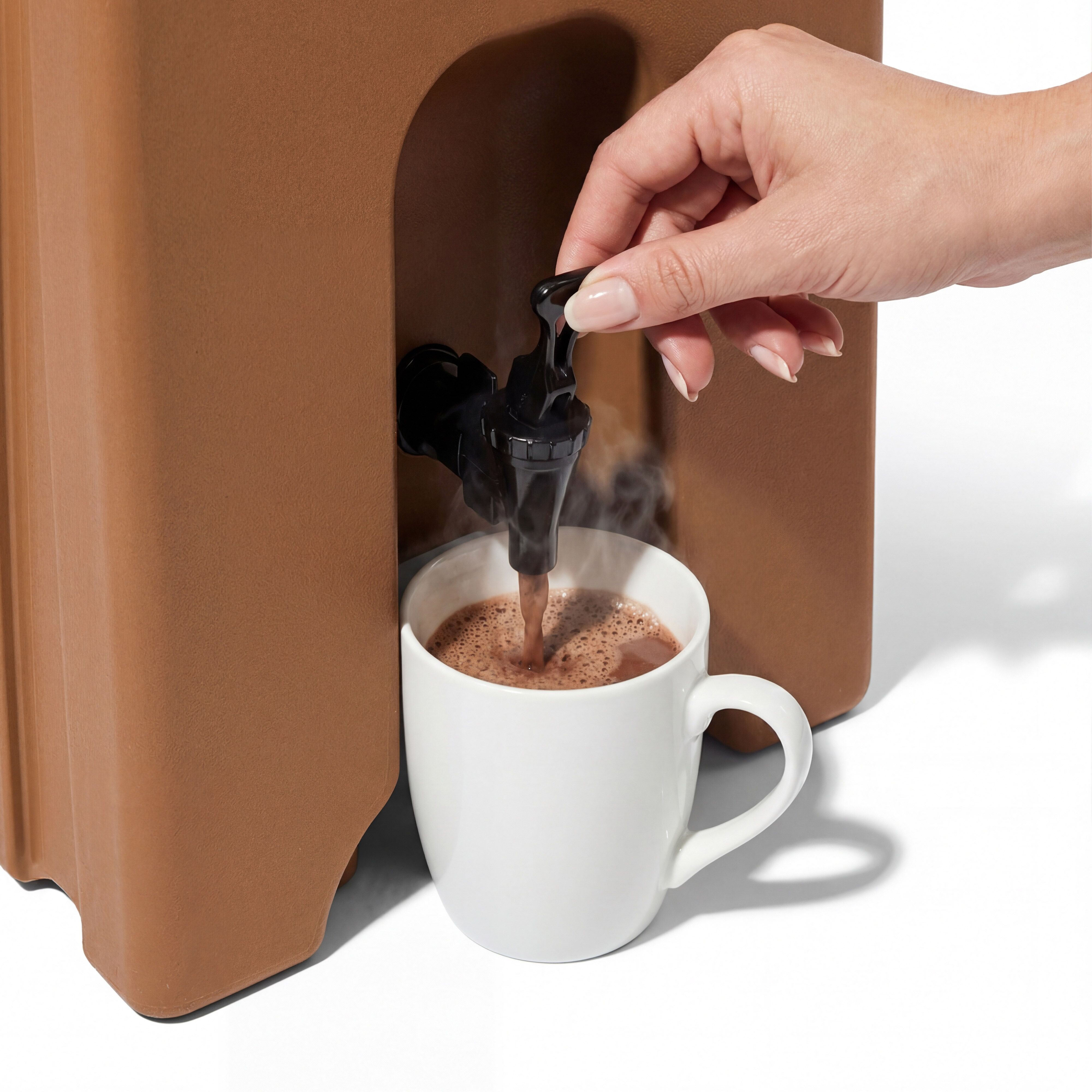 Conteneur isotherme pour boissons - 44L - avec robinet - Terracotta