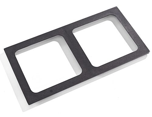 Placa de proteção para 2 placas quadradas 600 & 900 Serie - 300x300mm