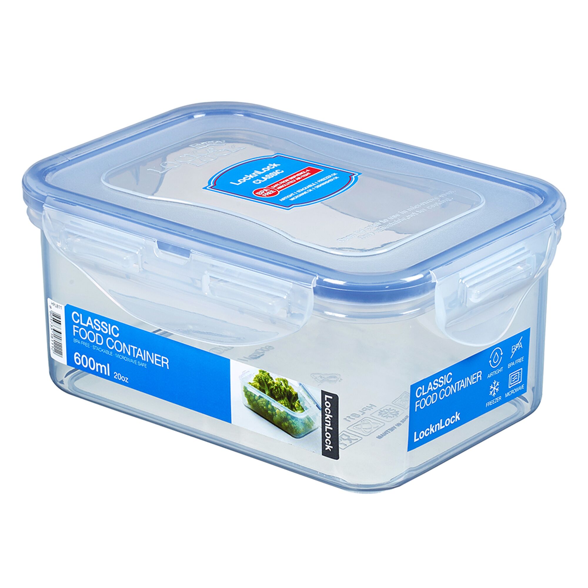 (12 pièces) LocknLock | Boîte multifonction Classic – 600 ml – transparent