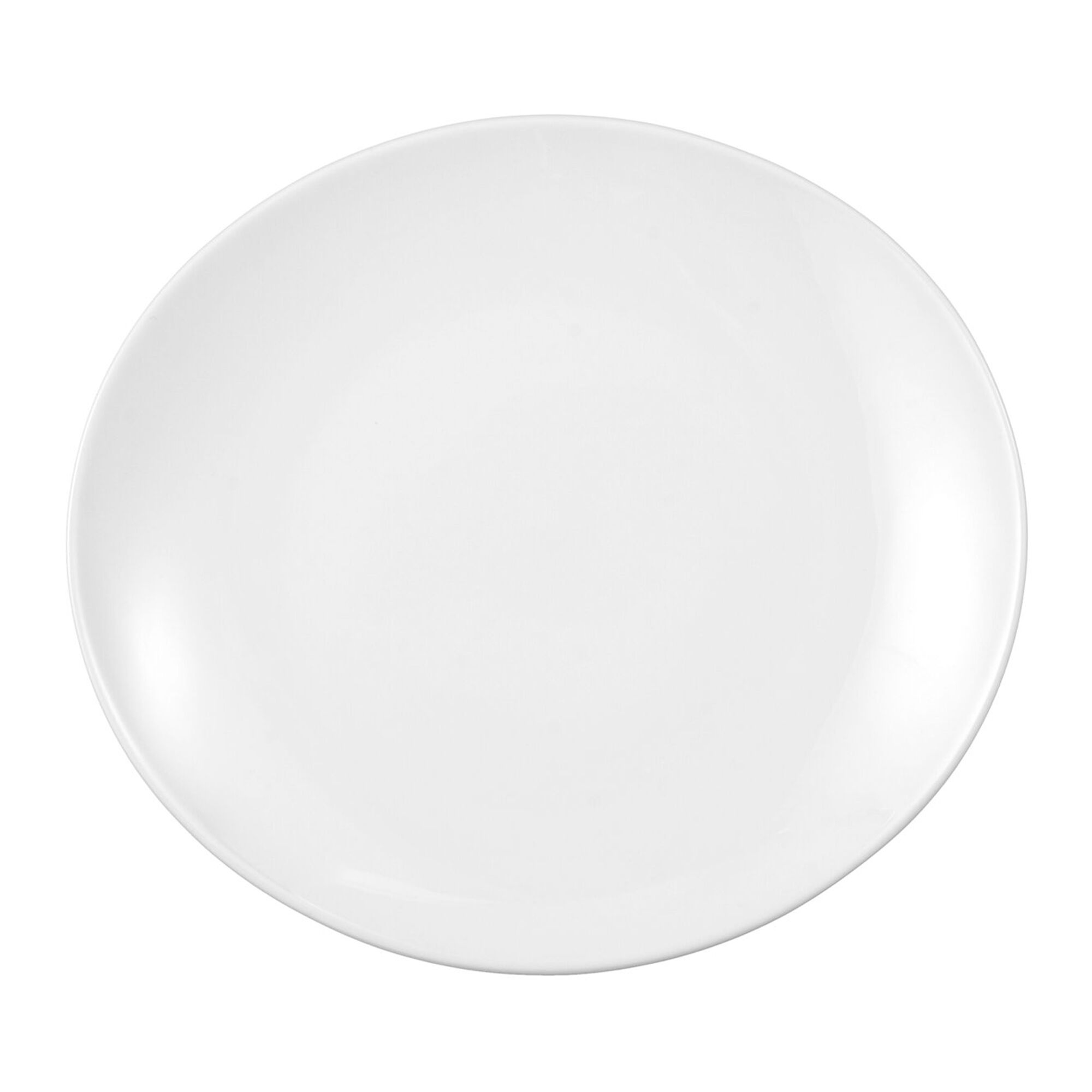 (6 stuks) SELTMANN WEIDEN | Bord - plat ovaal - 302x277mm - Wit