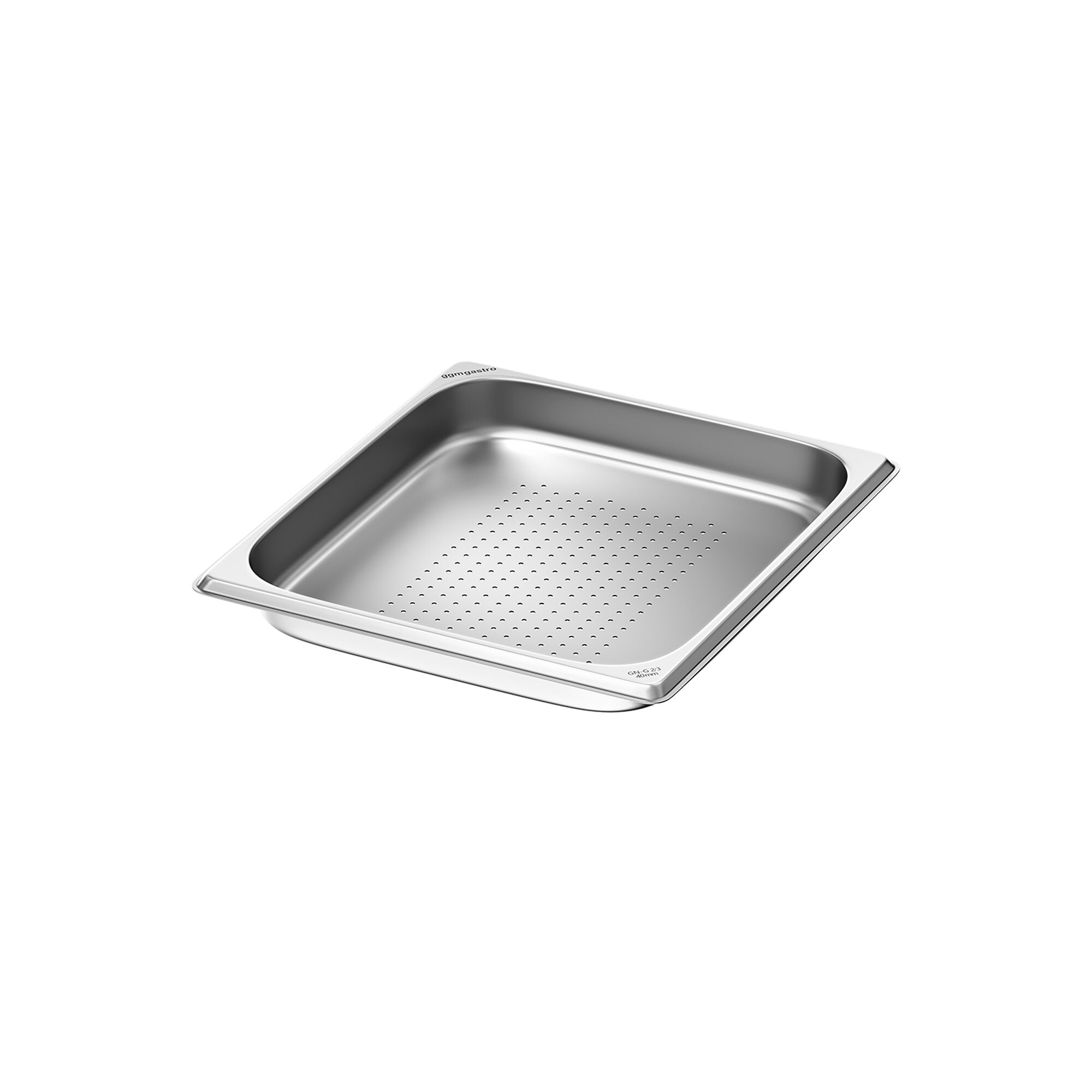 Récipients en acier inoxydable GN 2/3 - perforés - Hauteur : 40mm