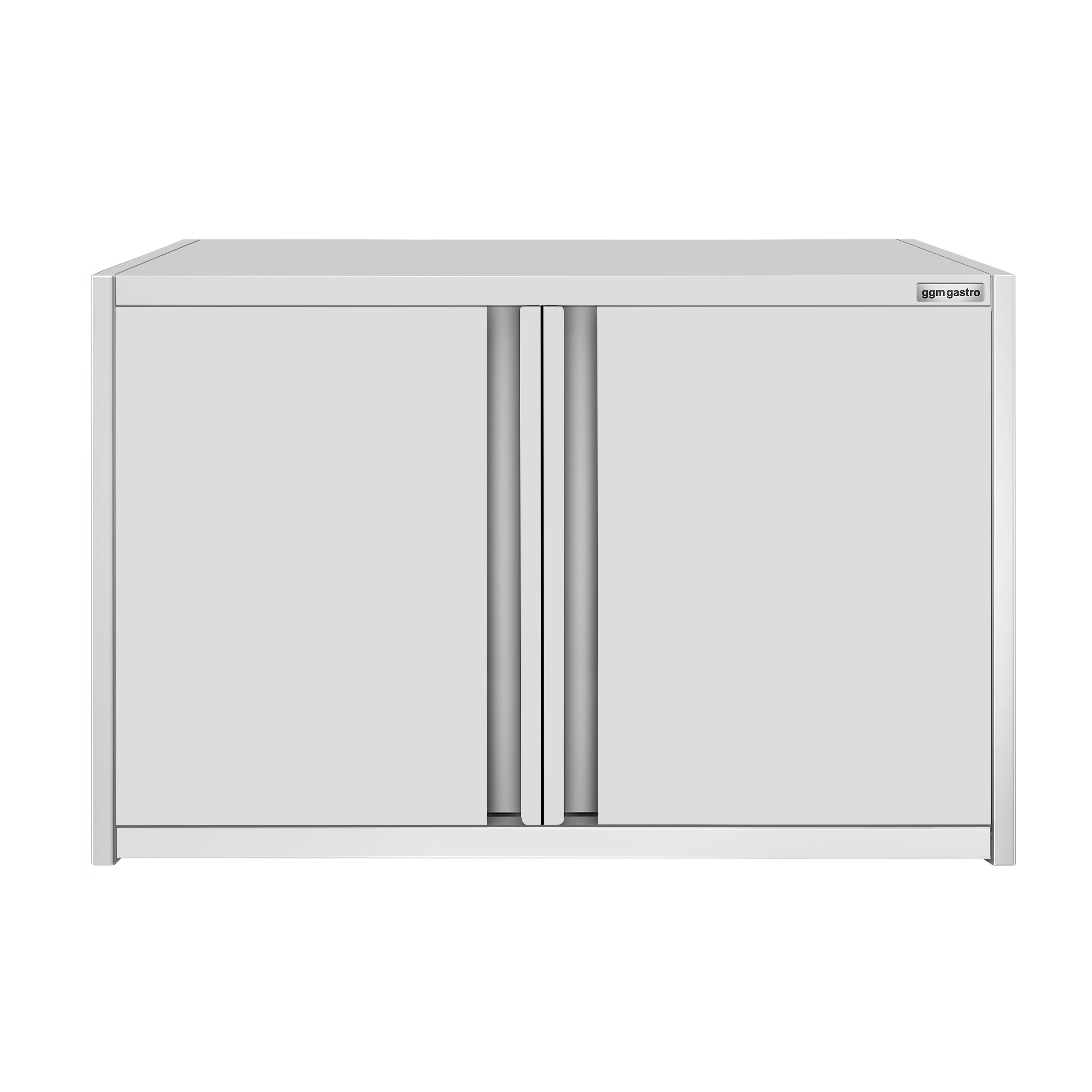 Armoire murale en acier inoxydable ECO - 800x400mm - avec portes battantes - 650mm de haut
