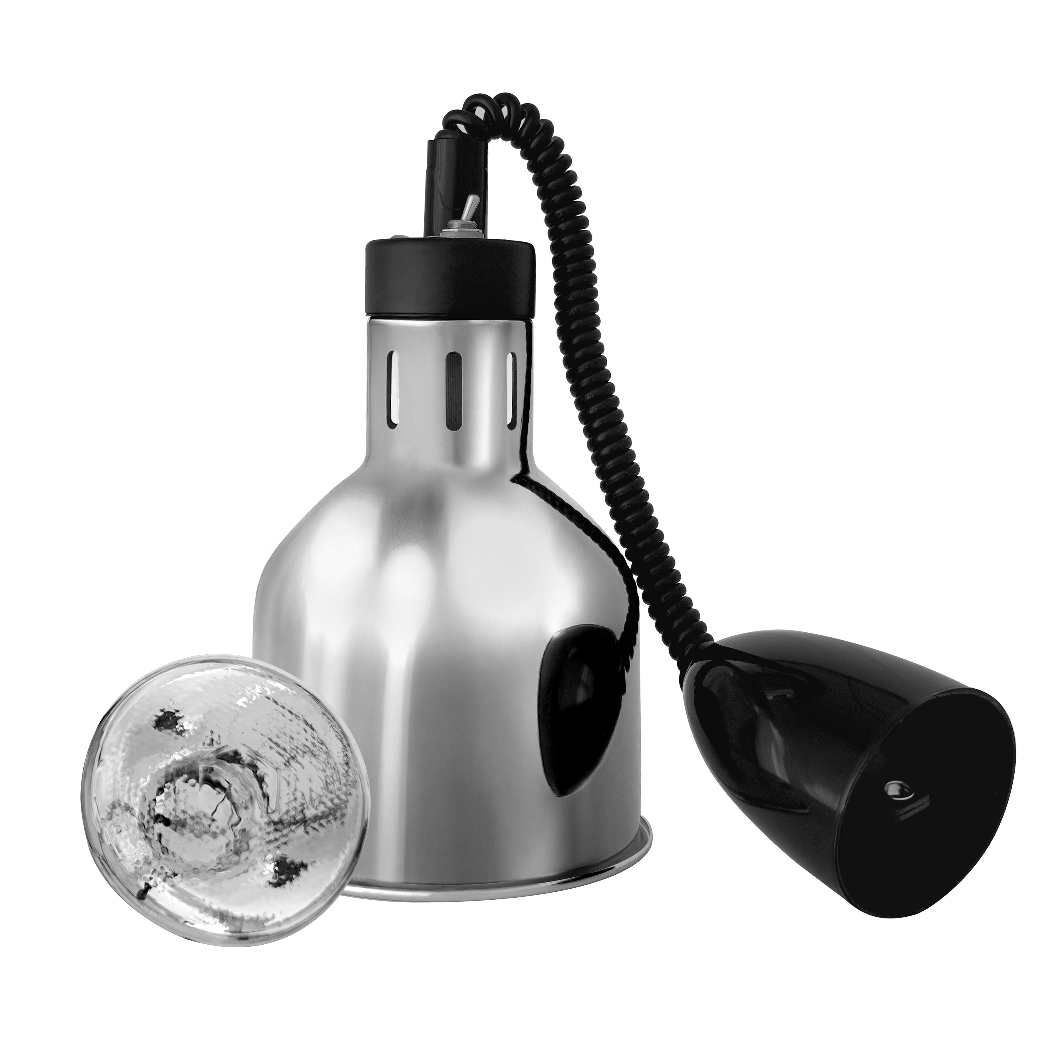 Lampe chauffante infrarouge – 275 watts – Ø 175 mm – Argent