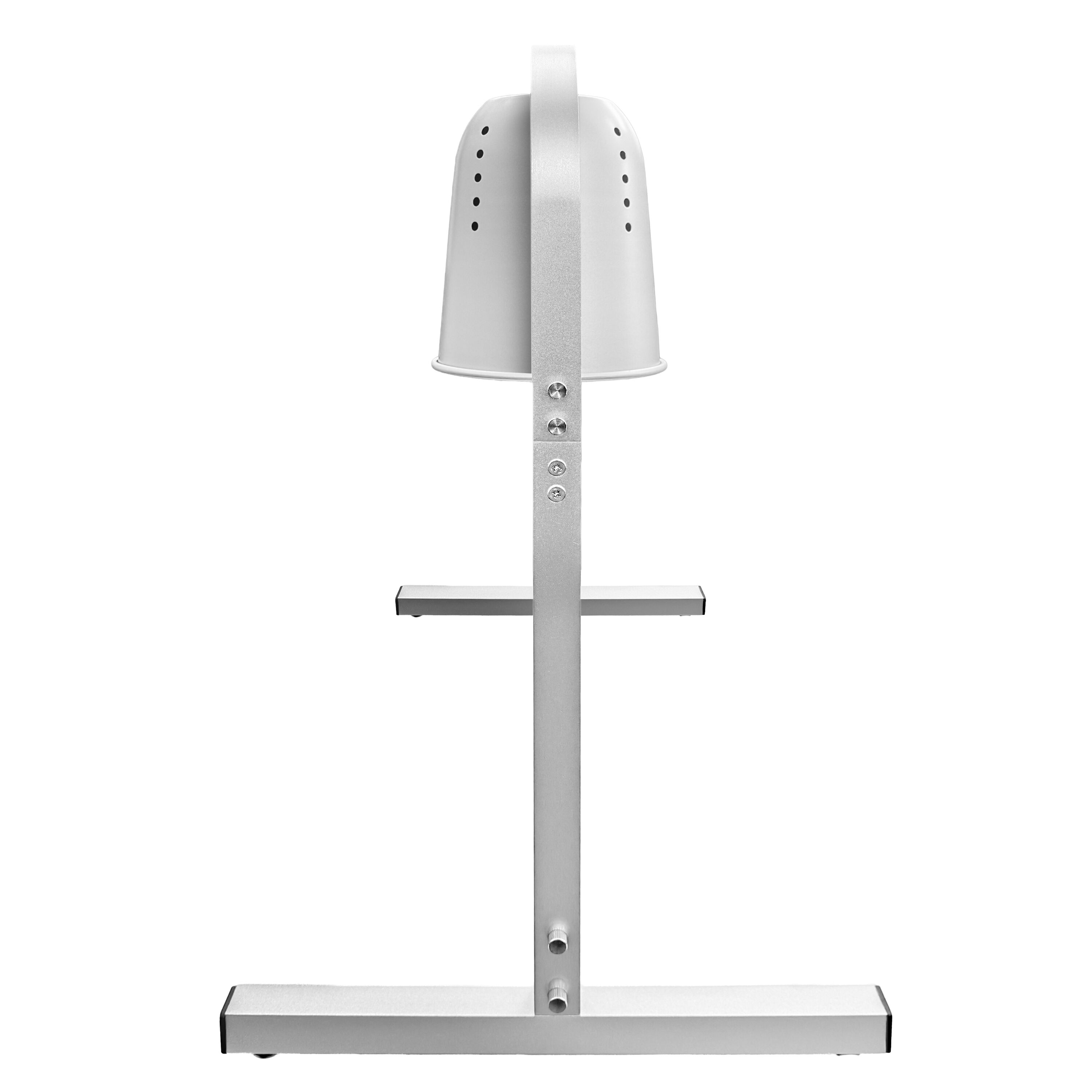 Värmebrygga infraröd med 3 värmelampor - 750 W - kantig - höjdjusterbar - aluminium