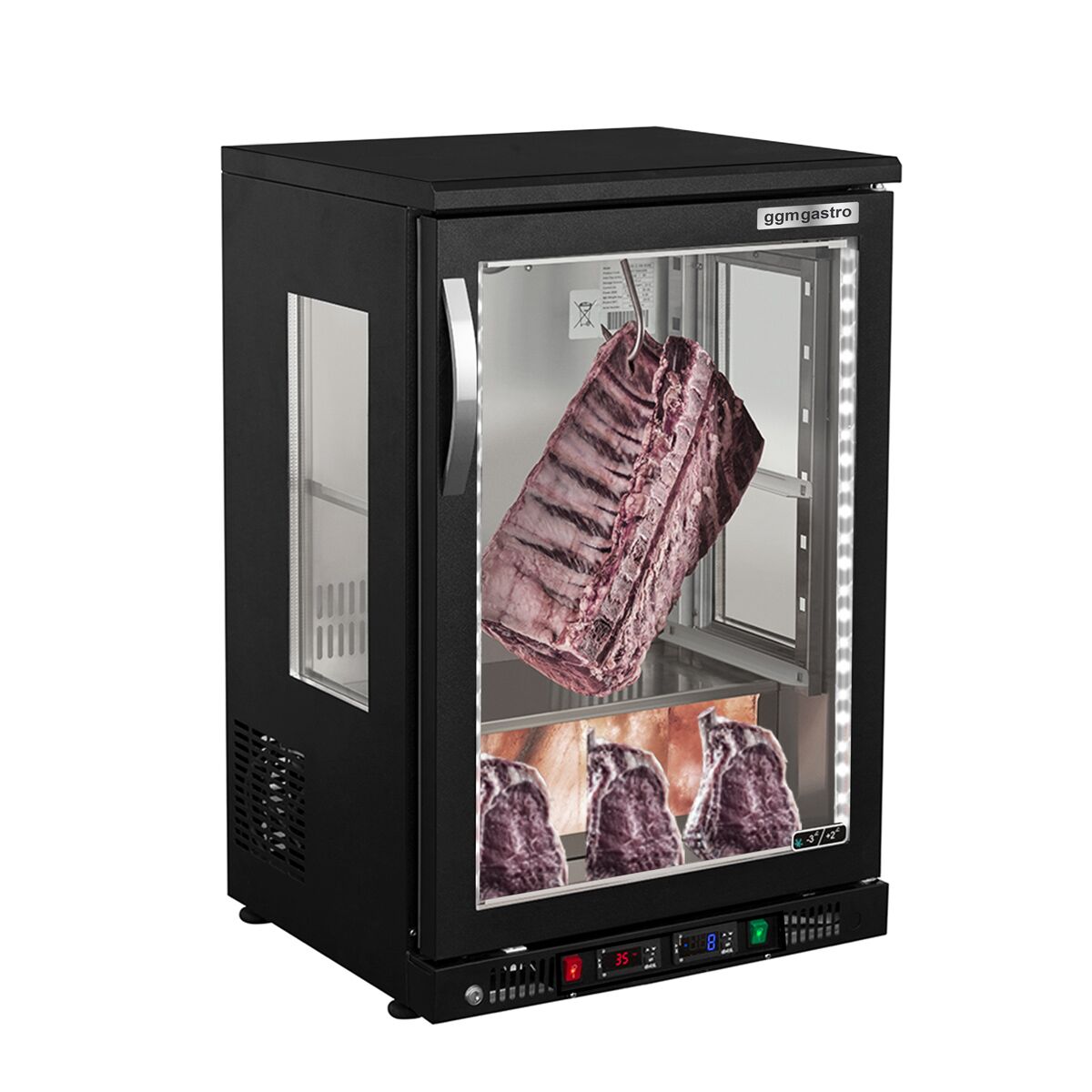 Dry Ageing Fridge - 595x500mm - with 1 glass door