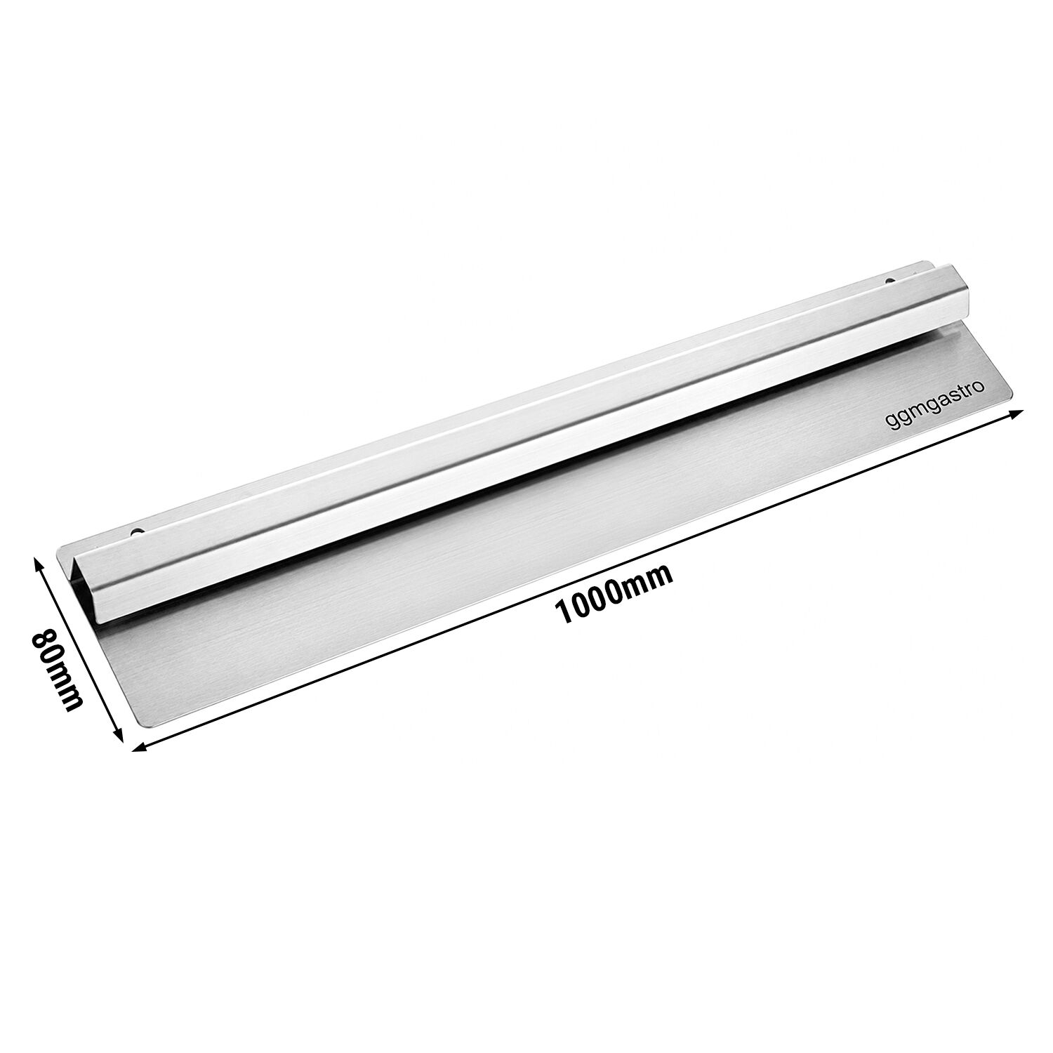Bonschiene – rostfritt stål – 1000 mm