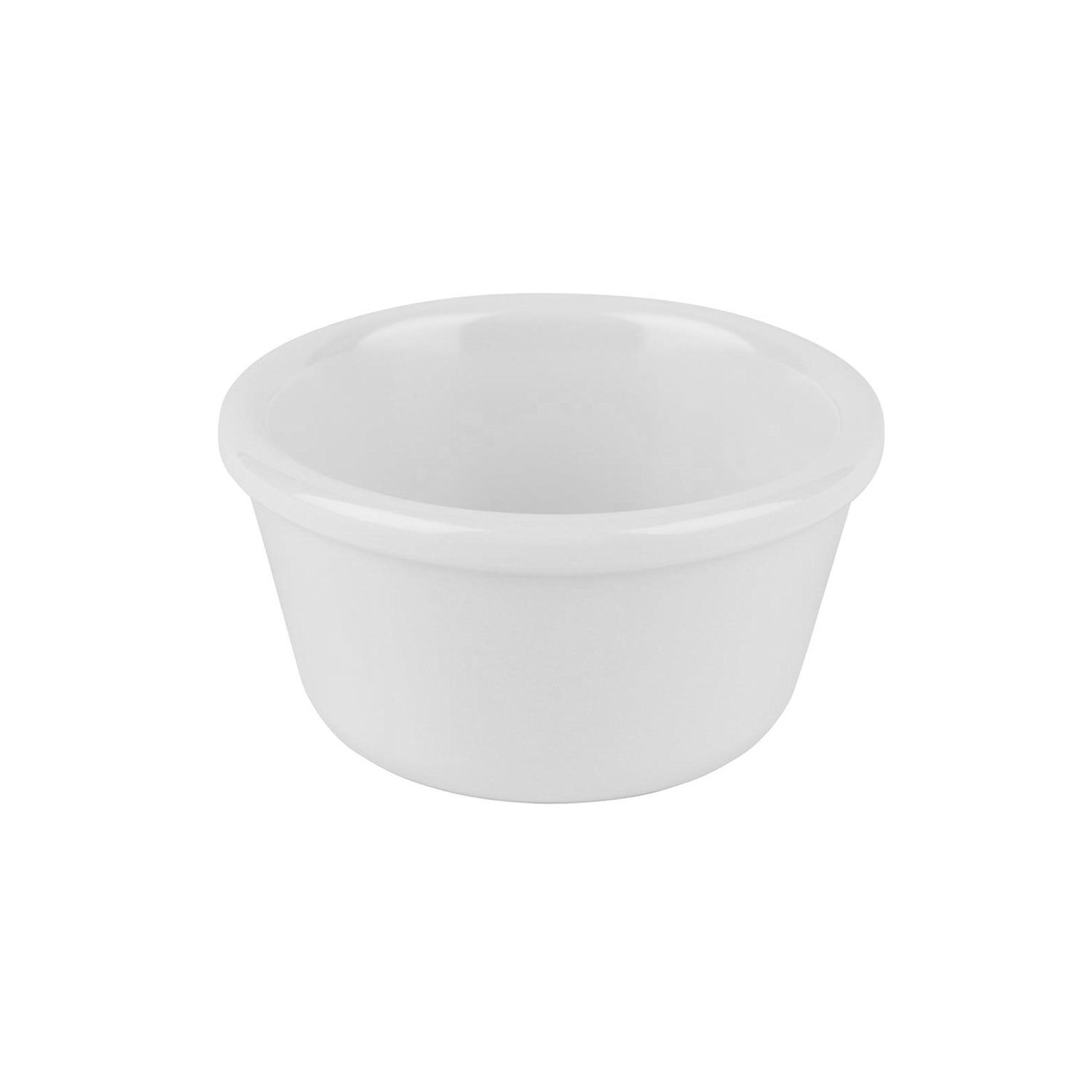 (24 pcs) Dipping Pot - CASUAL - Melamine - 120ml - round - Ø85mm - White
