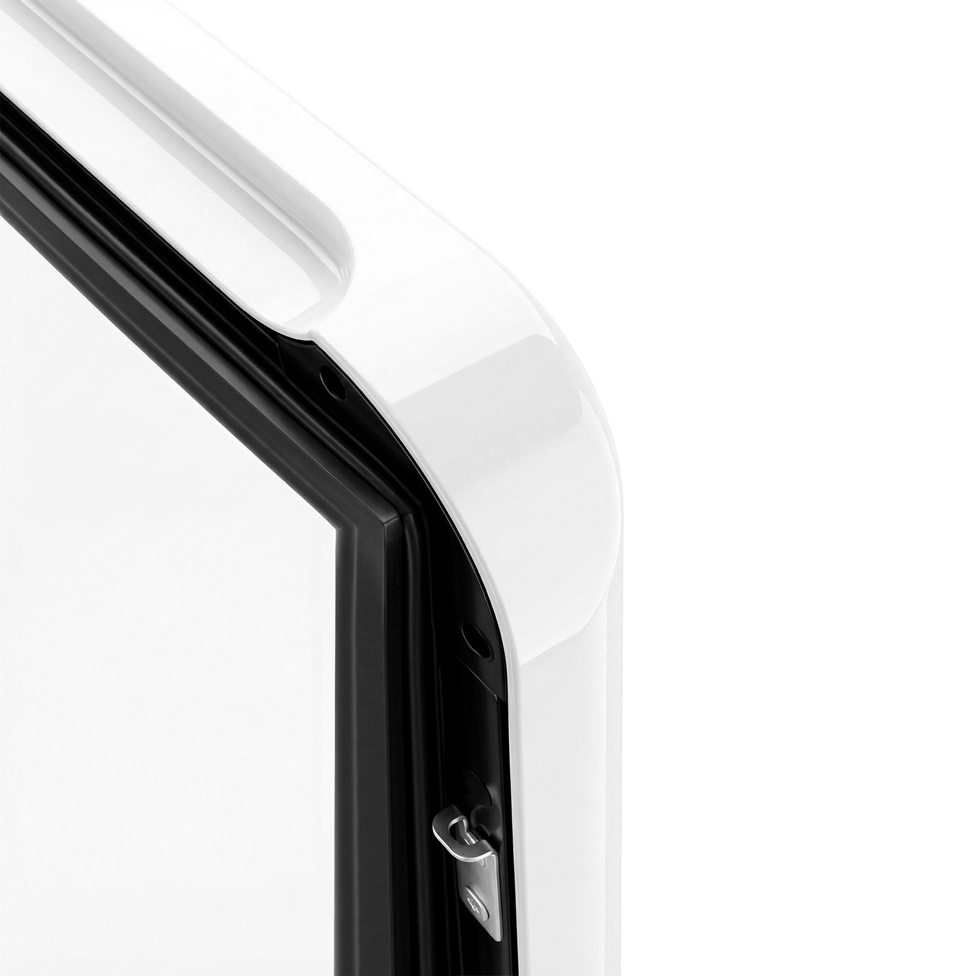 Minibar - 495mm - 113L - avec 1 porte en verre - Blanc - double vitrage, porte réversible