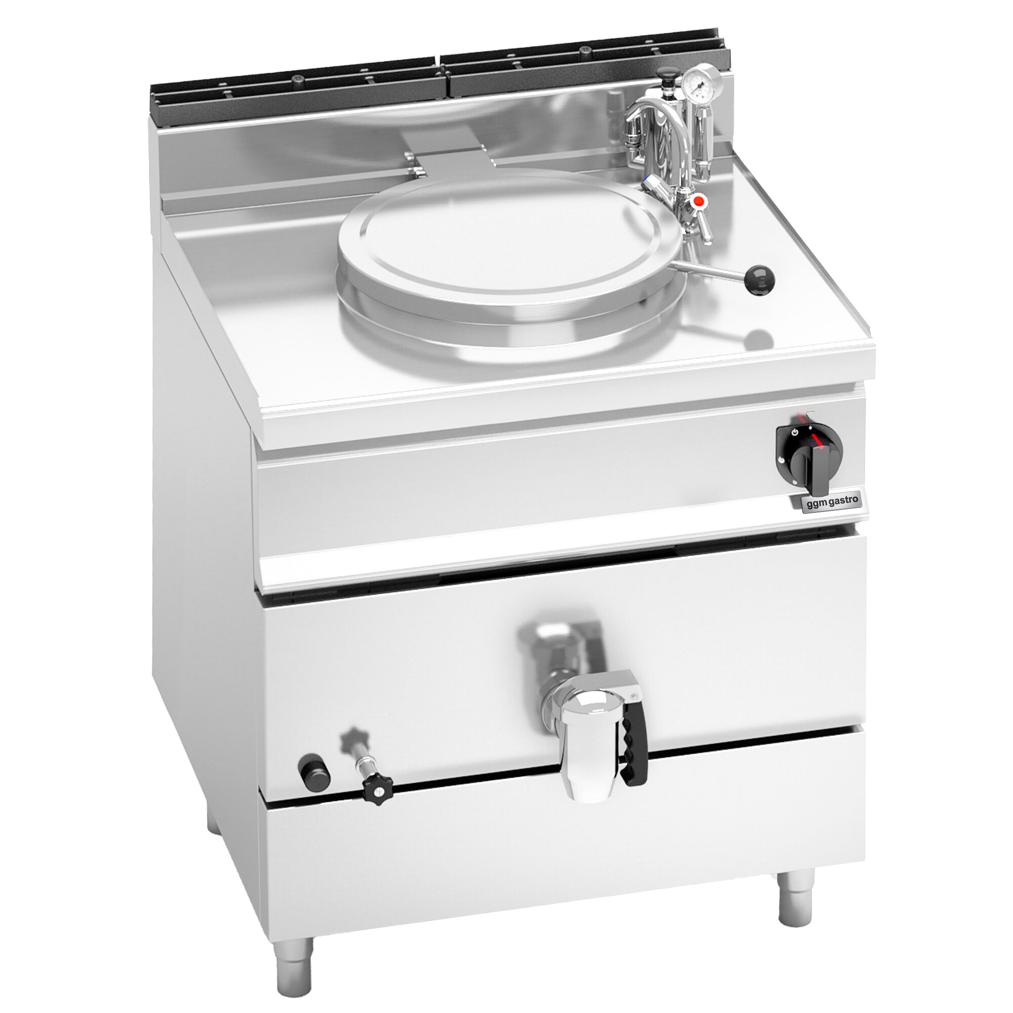 Marmite de Cuisson à Gaz - 55 Litres - 15,5 kW - Chauffage Indirect