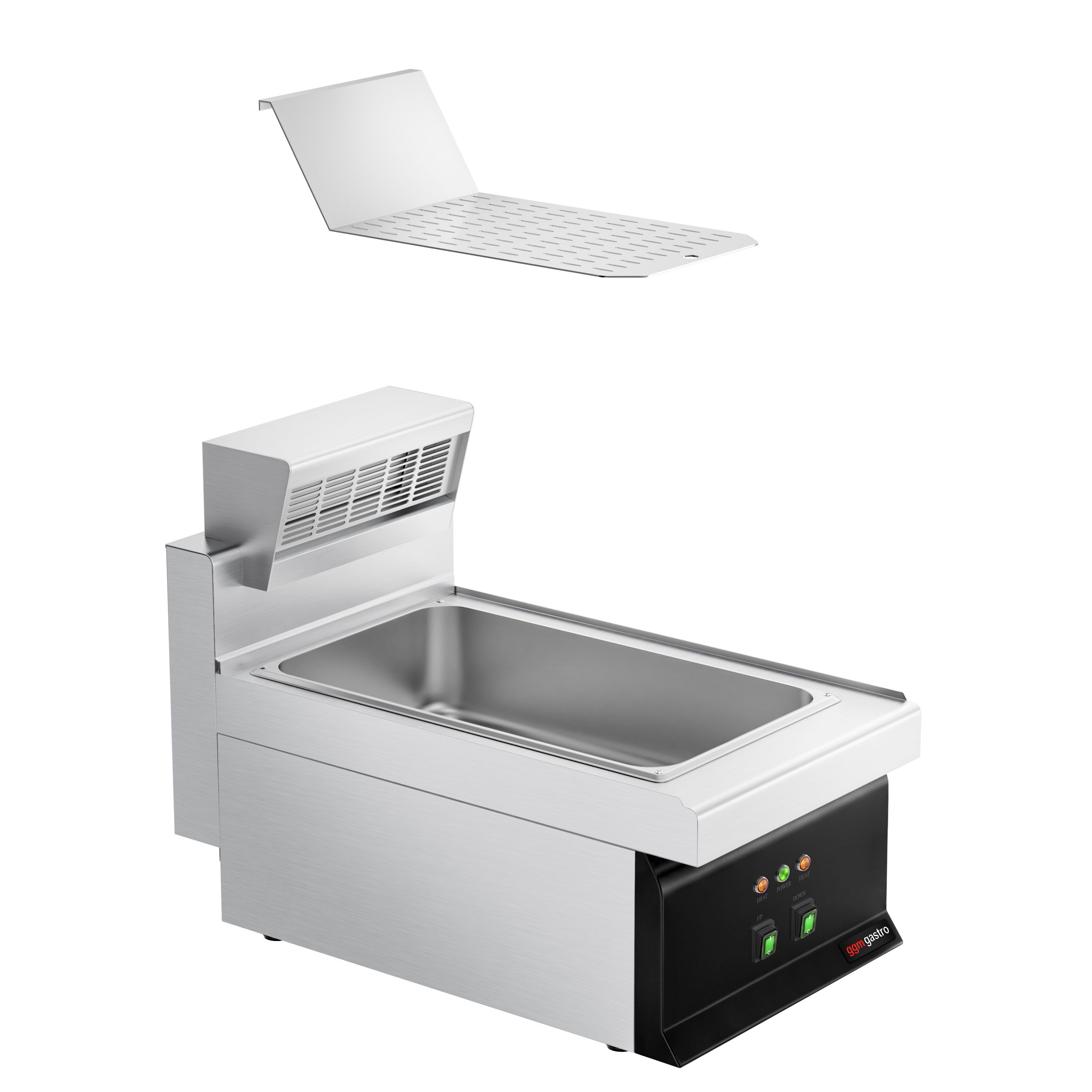 Electric Chip Scuttle - 1.17kW - 1x GN 1/1 - Countertop