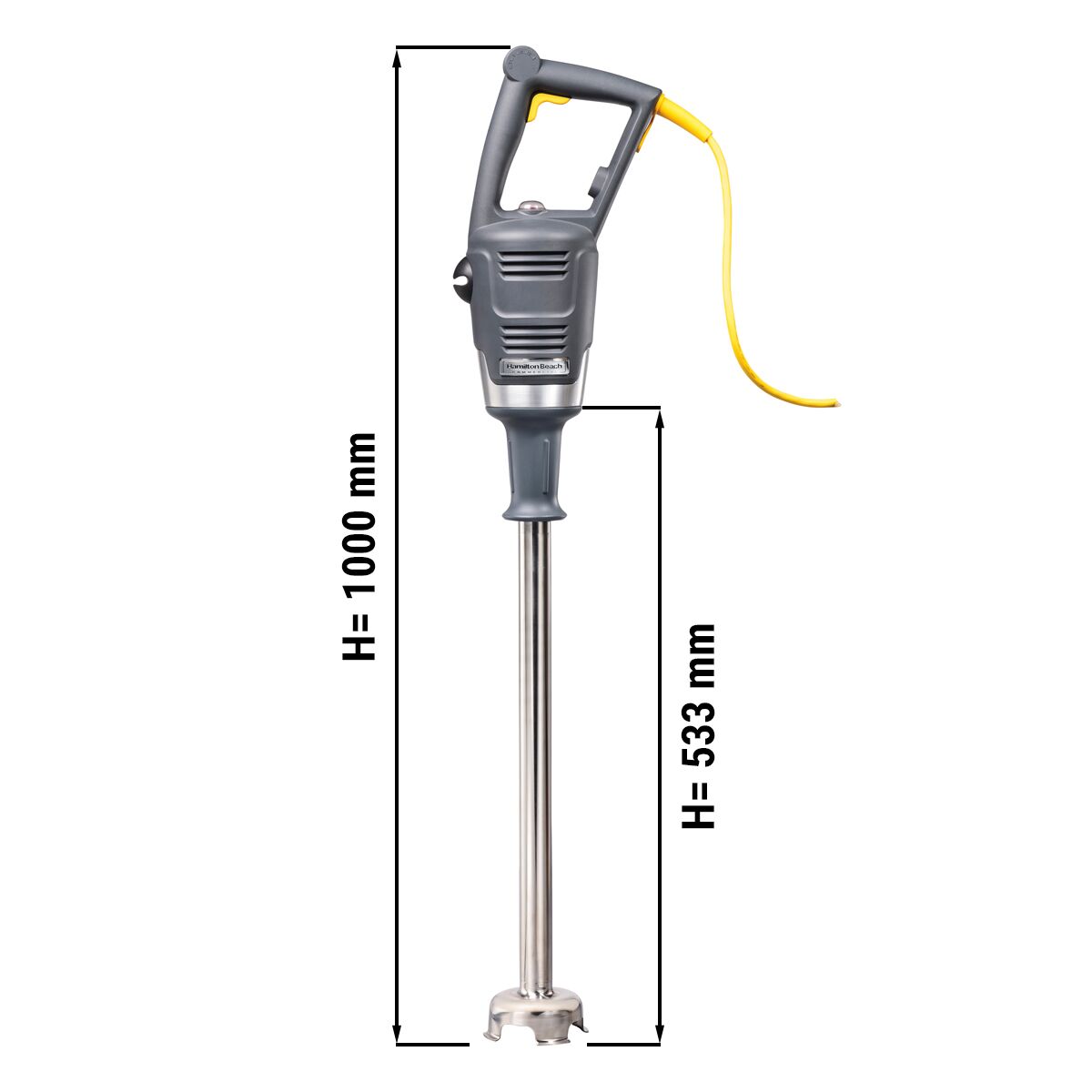 HAMILTON BEACH | Commercial BigRig HMI021 Stick Blender – 533 mm shaft - 1 kW - 3,000–15,000 rpm