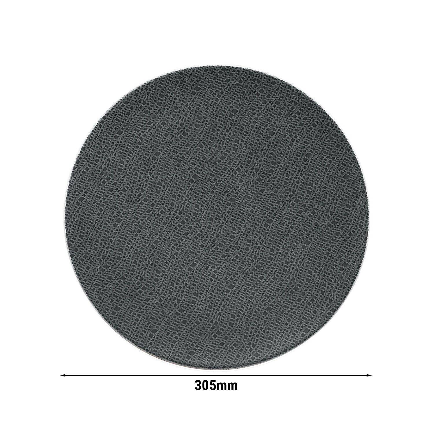 (6 pièces) SELTMANN WEIDEN | Assiette coupe – plate – Ø 300 mm – Anthracite