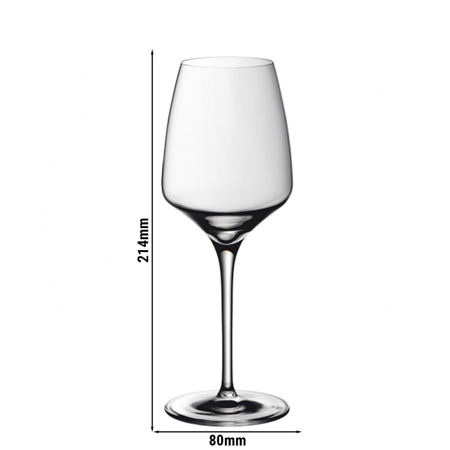 (6 pièces) WMF | DIVINE – Verre à vin blanc 02 – 350 ml – avec trait de jauge