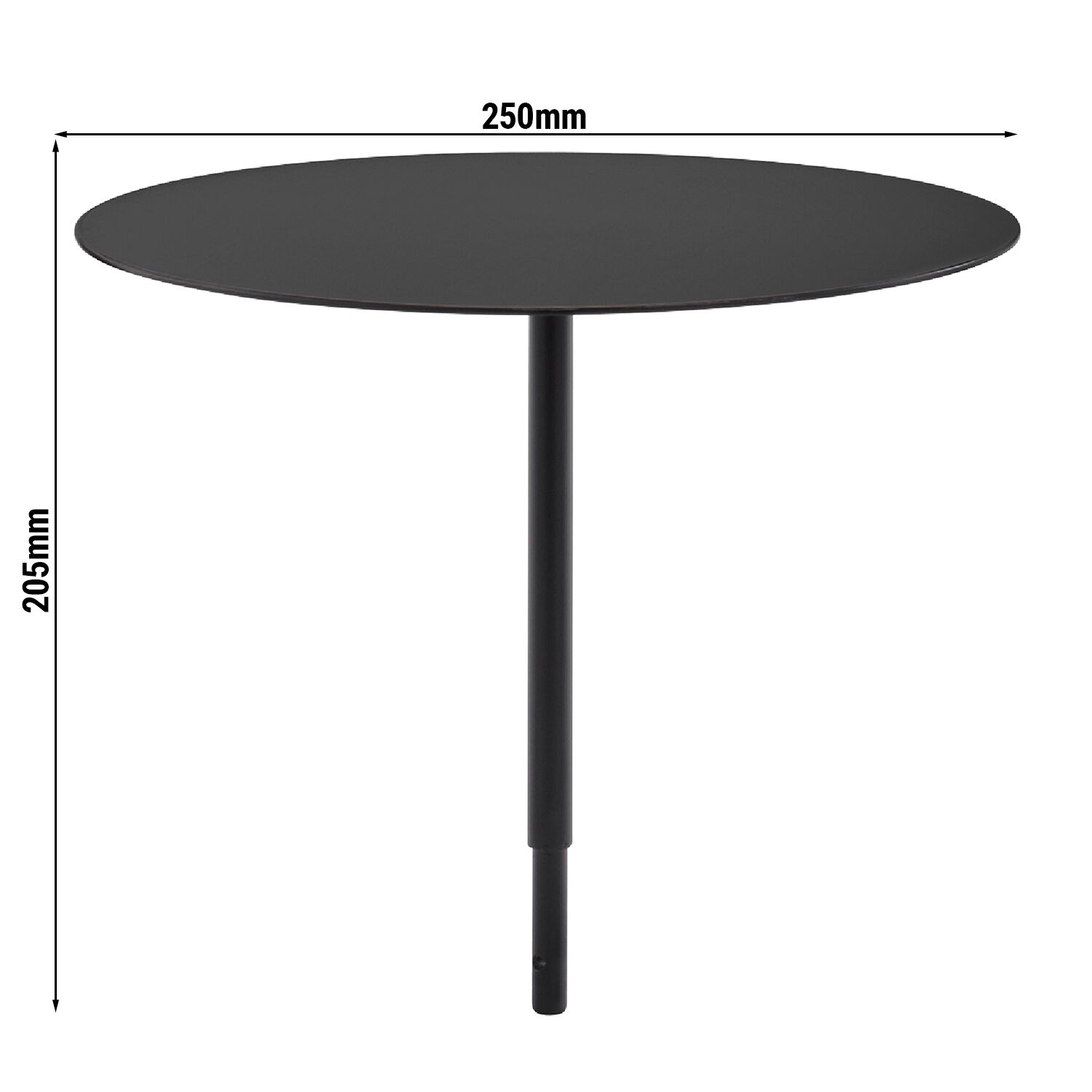 Socle - VALO - Ø 250 mm - compatible avec le support de buffet 14030 - Noir
