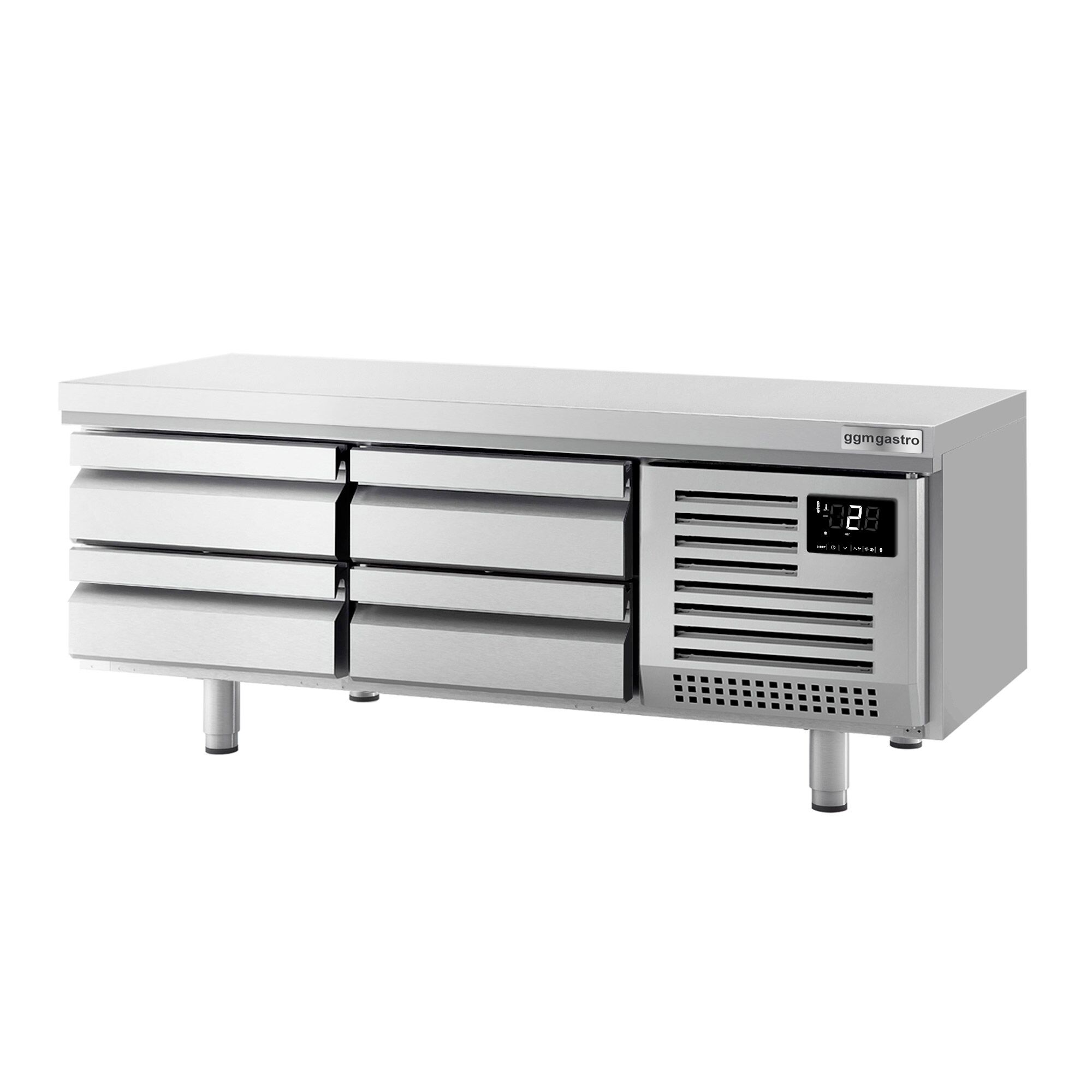 Commercial Refrigerated Counter PREMIUM PLUS - -2 to +8°C - 1600mm - 4 Drawer - 4x GN 1/1