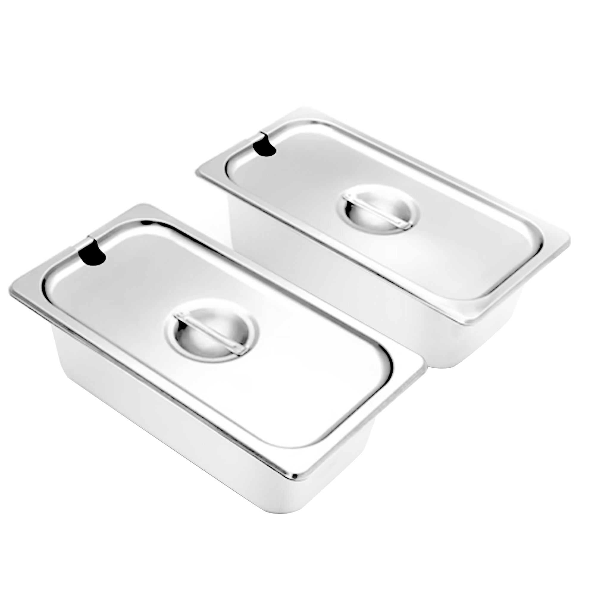 Fondoir à chocolat à bain-marie - 2x GN 1/3 - 1,5kW - incl. 2 couvercles et 2 bacs GN 1/3