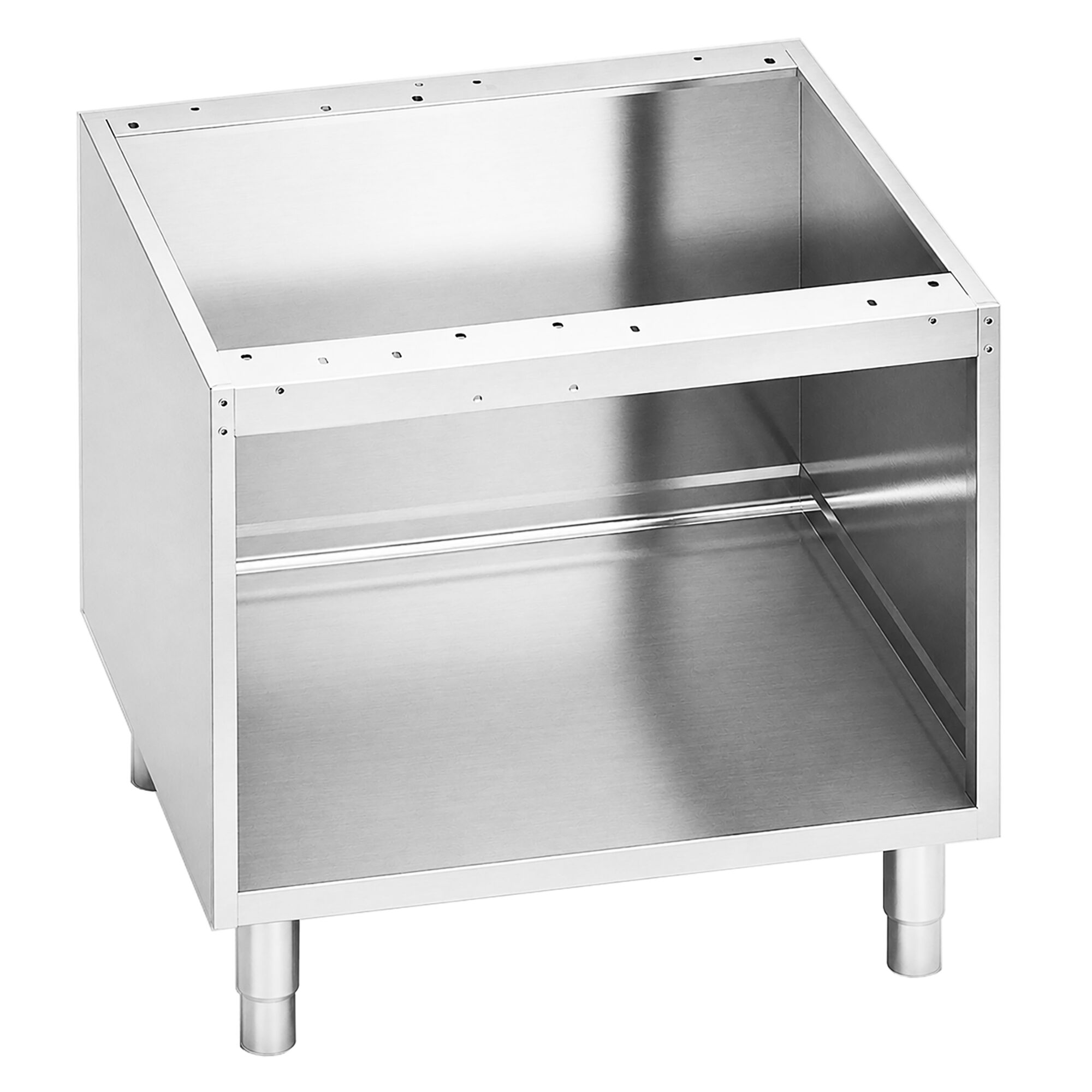 Open Base Cabinet - 600x550x600mm - 0.30m³ - Stainless Steel AISI 304 - Series 600