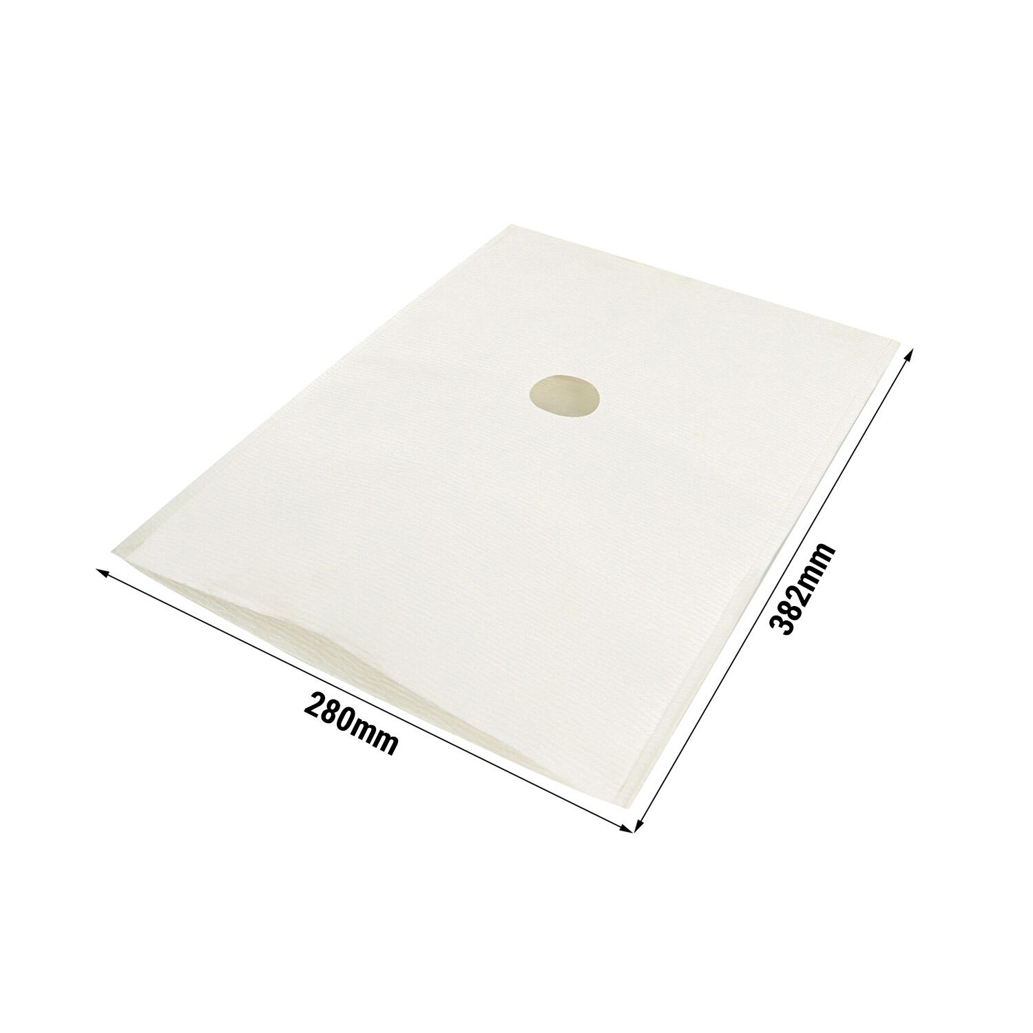(25 pièces) Papier filtre à huile – 382 × 280 mm – compatible avec OFM1