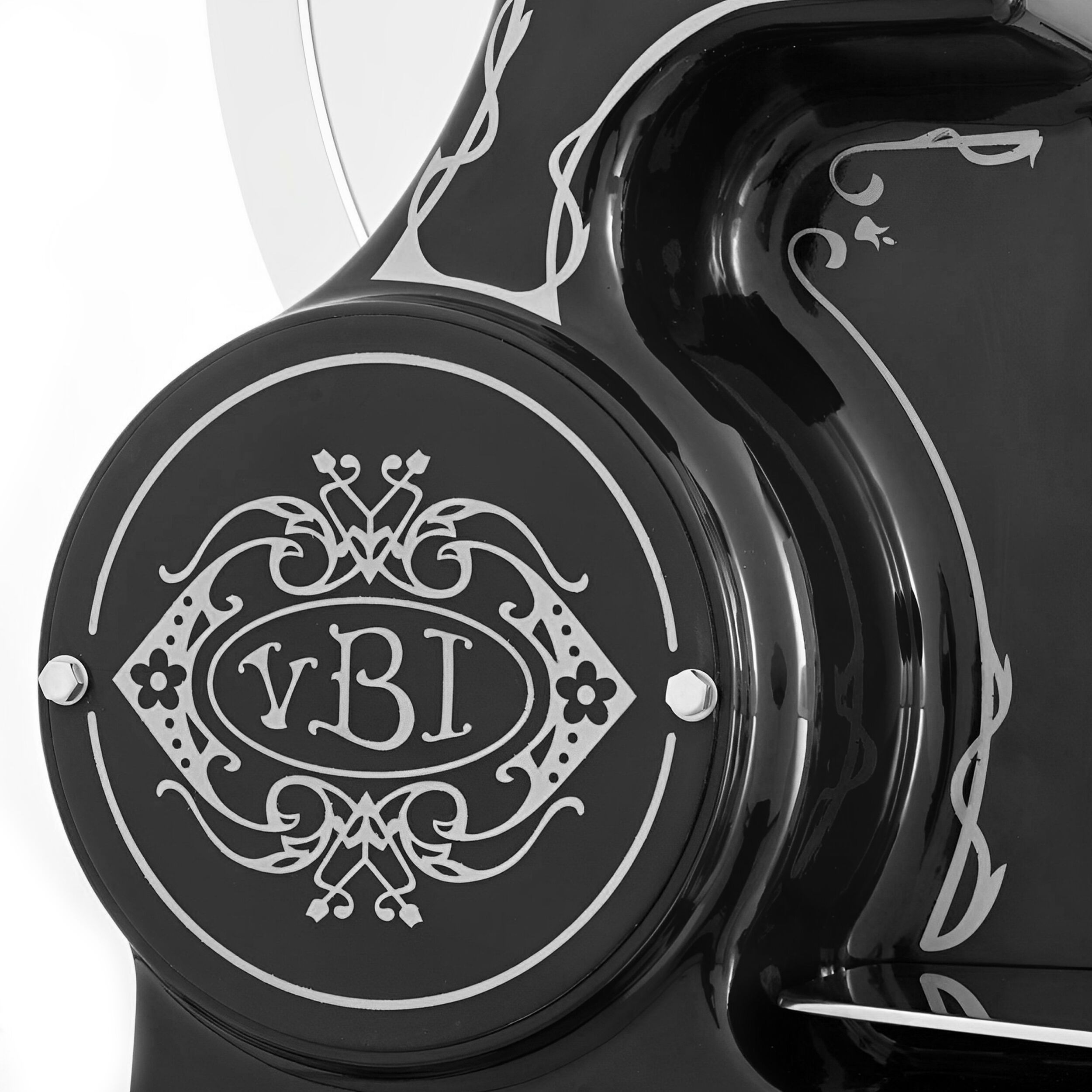 BERKEL | Machine à volant Tribute - Lame : Ø 300mm - Noir - avec socle inclus