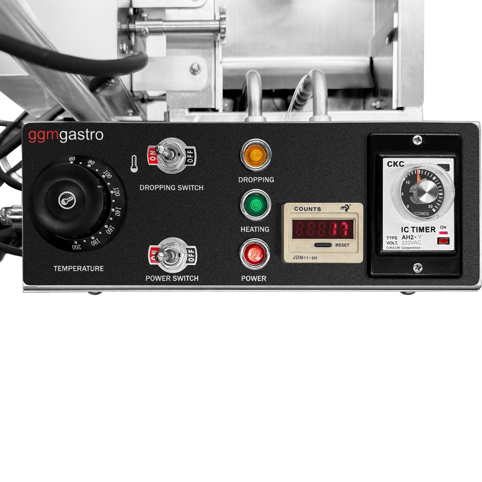 Machine à donuts automatique - 3,0kW - Capacité: 250-400 pcs/h - Tailles de donuts: 40-50mm; 60-70mm; 80-90mm - Manuel