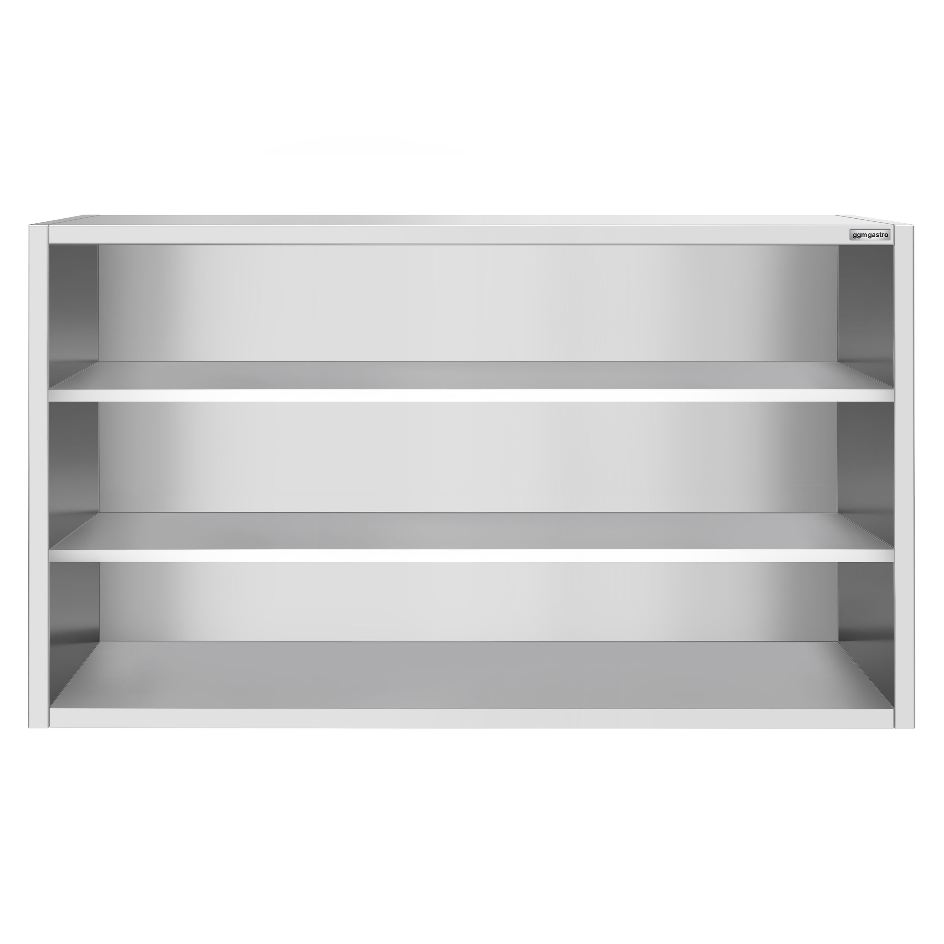 Armoire murale en acier inoxydable PREMIUM - 2000x400mm - sans portes (ouvert) - 1000mm de haut