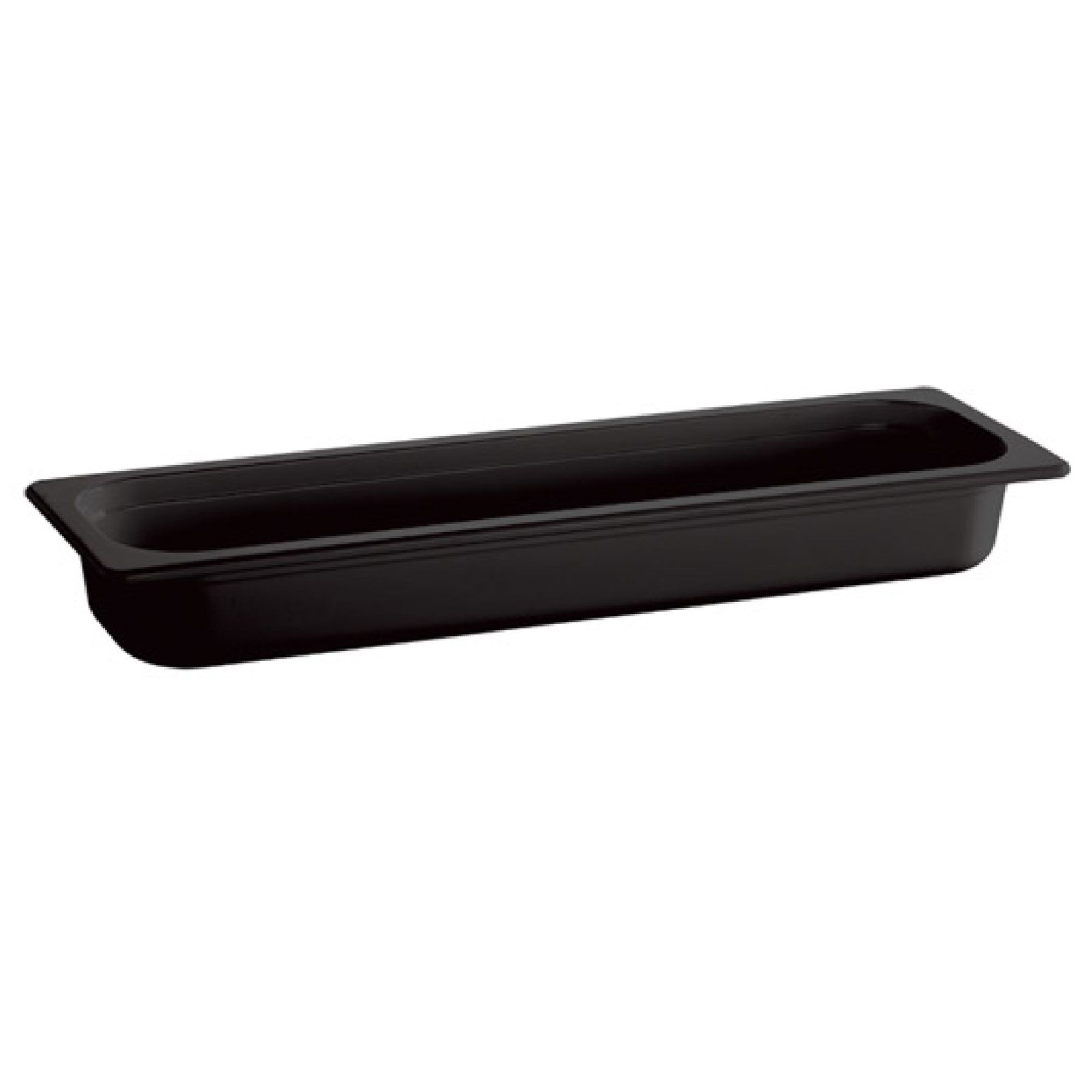 (6 pièces) Bac en mélamine GN 2/4 - ECOLINE - 4,3 litres - Hauteur : 100 mm