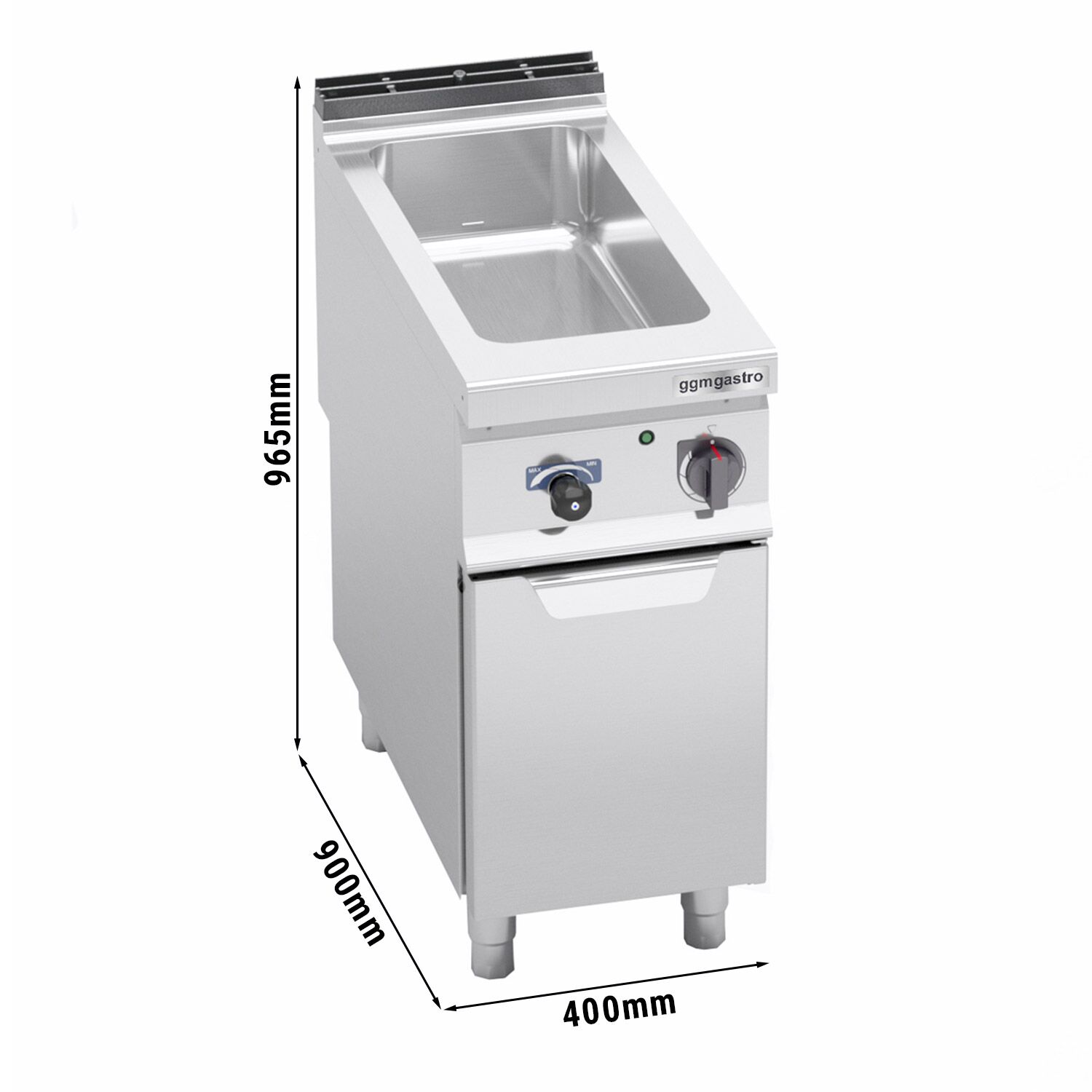 Bain-marie électrique – 1,6 kW – 1 × GN 1/1 + 1 × GN 1/3
