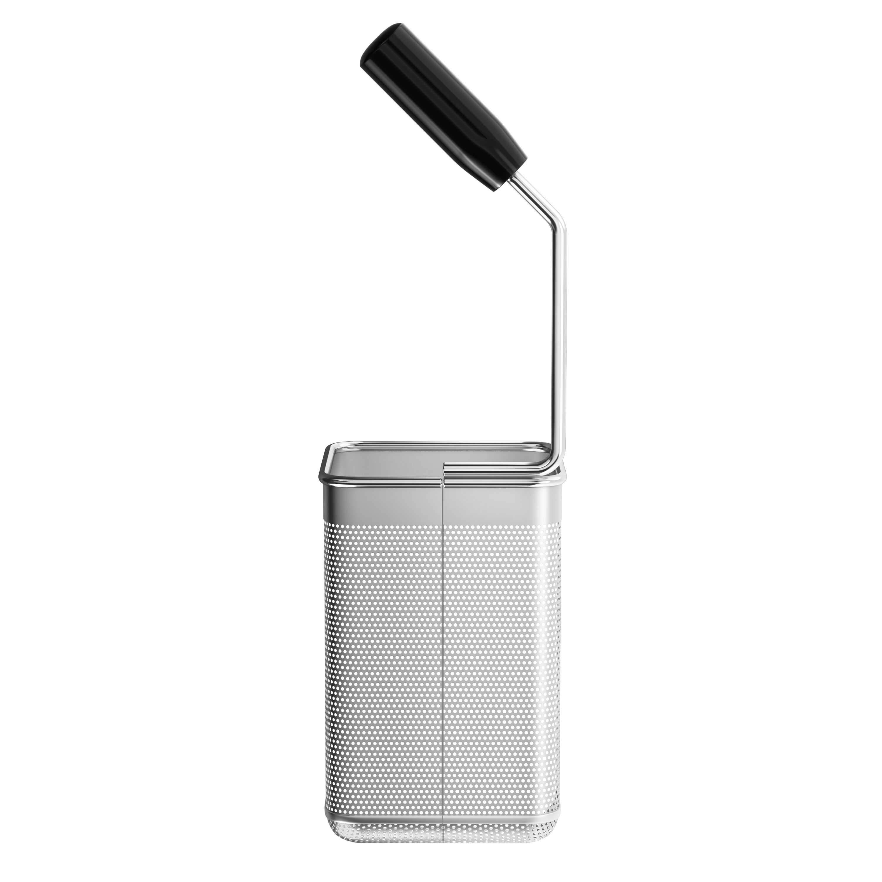 GN 1/6 Panier à pâtes - 140x140x250mm - Inox - GN 1/6 - avec poignée ergonomique - pour cuiseur à pâtes - Série Mario - Norme CE