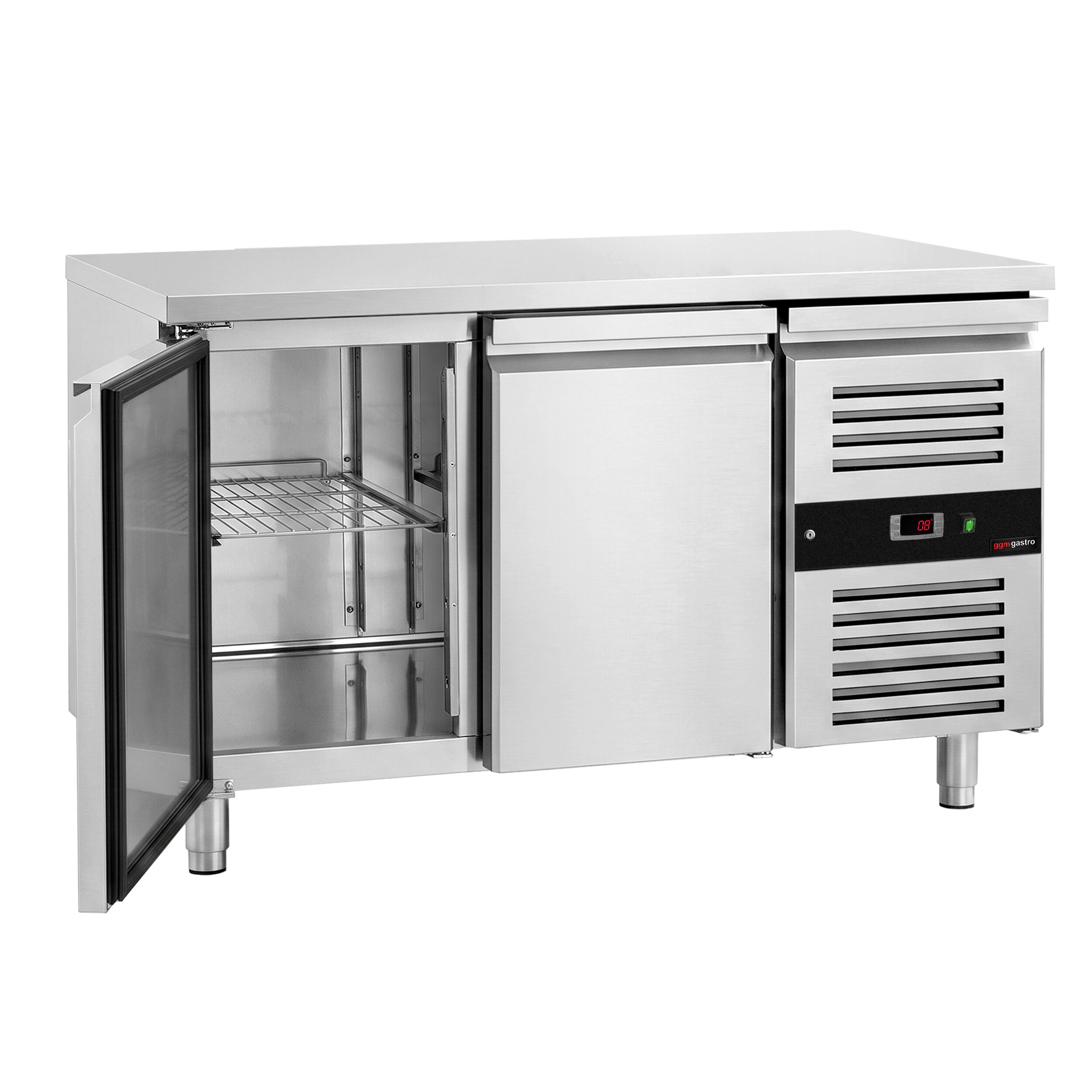 Bakery Counter Fridge PREMIUM - 1510x800mm - with 2 doors - capacity 294 litres