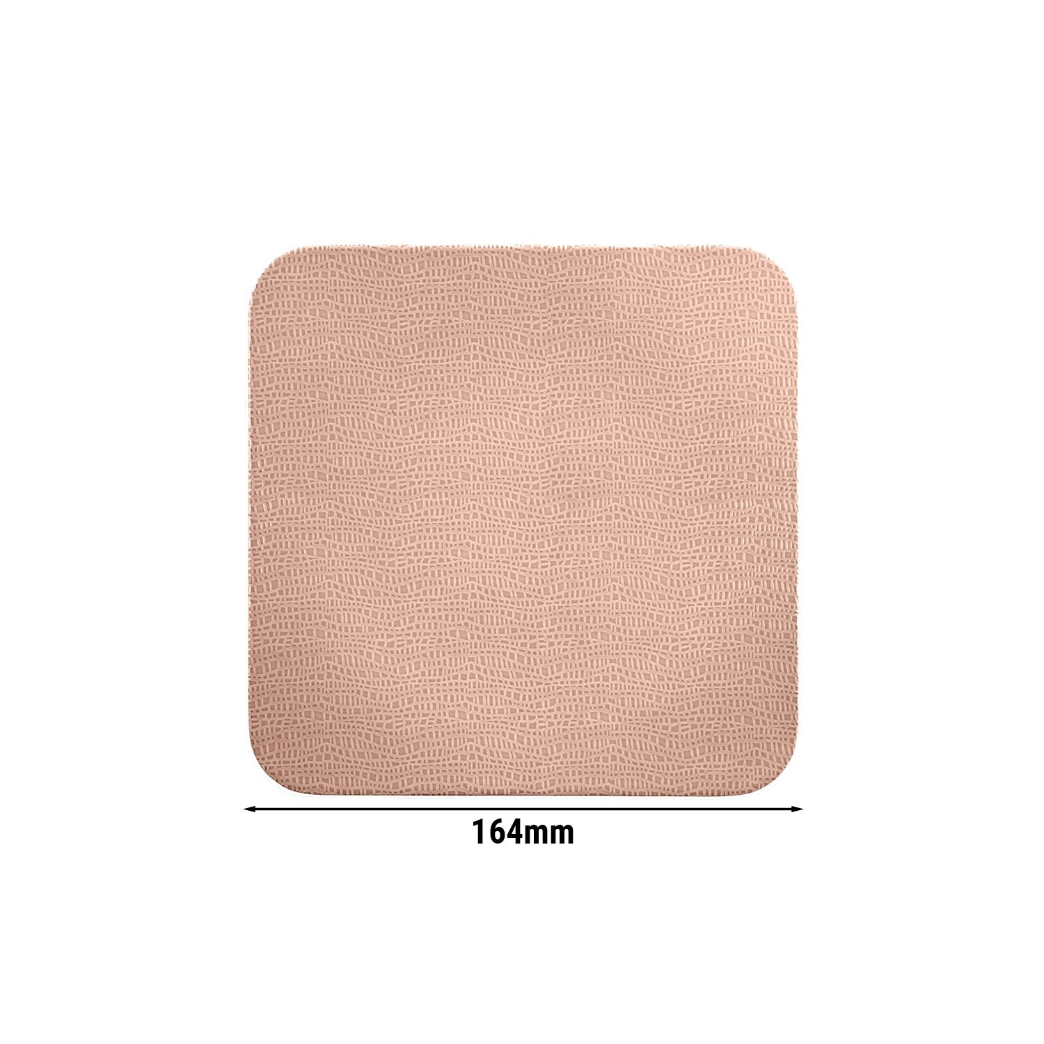 (6 pièces) SELTMANN WEIDEN | Assiette coupe – plate carrée – 165 × 165 mm – Rose ancien