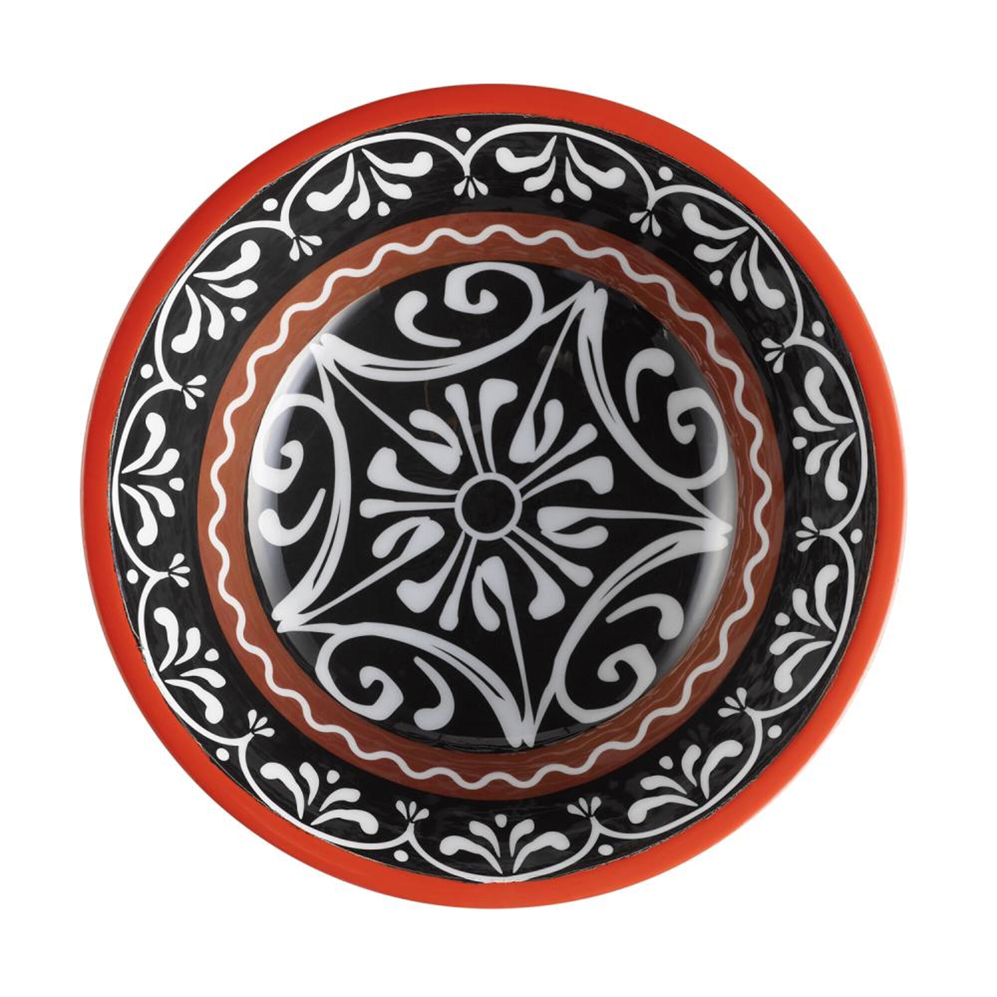 (6 pcs) Coupe - MANGO - Bois de manguier - 3L - Ø 300mm - Profondeur : 105mm - Sicily/Rouge/Noir