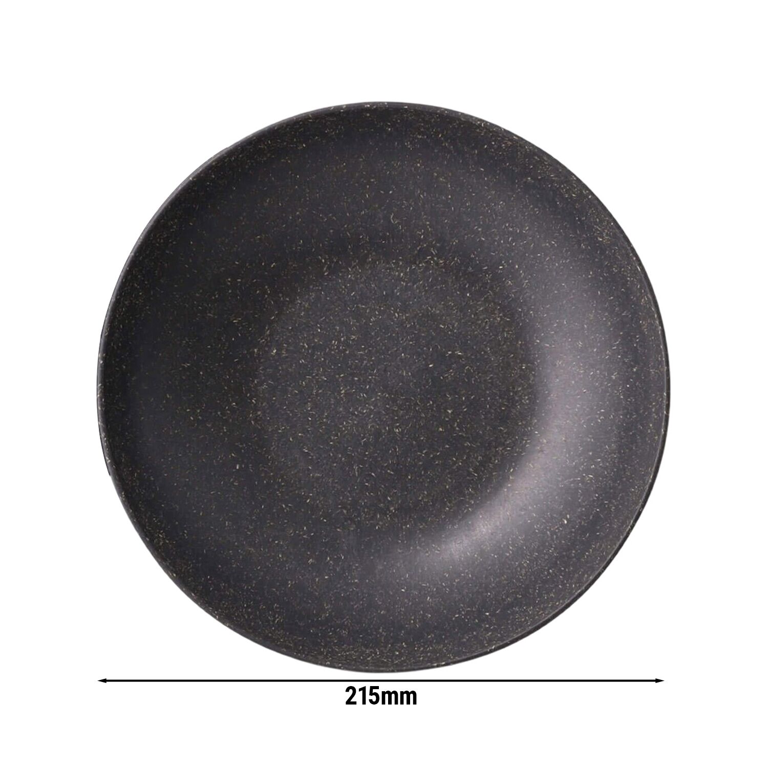 (60 pièces) Assiette Réutilisable - Ø 215 mm - Creuse - Ronde