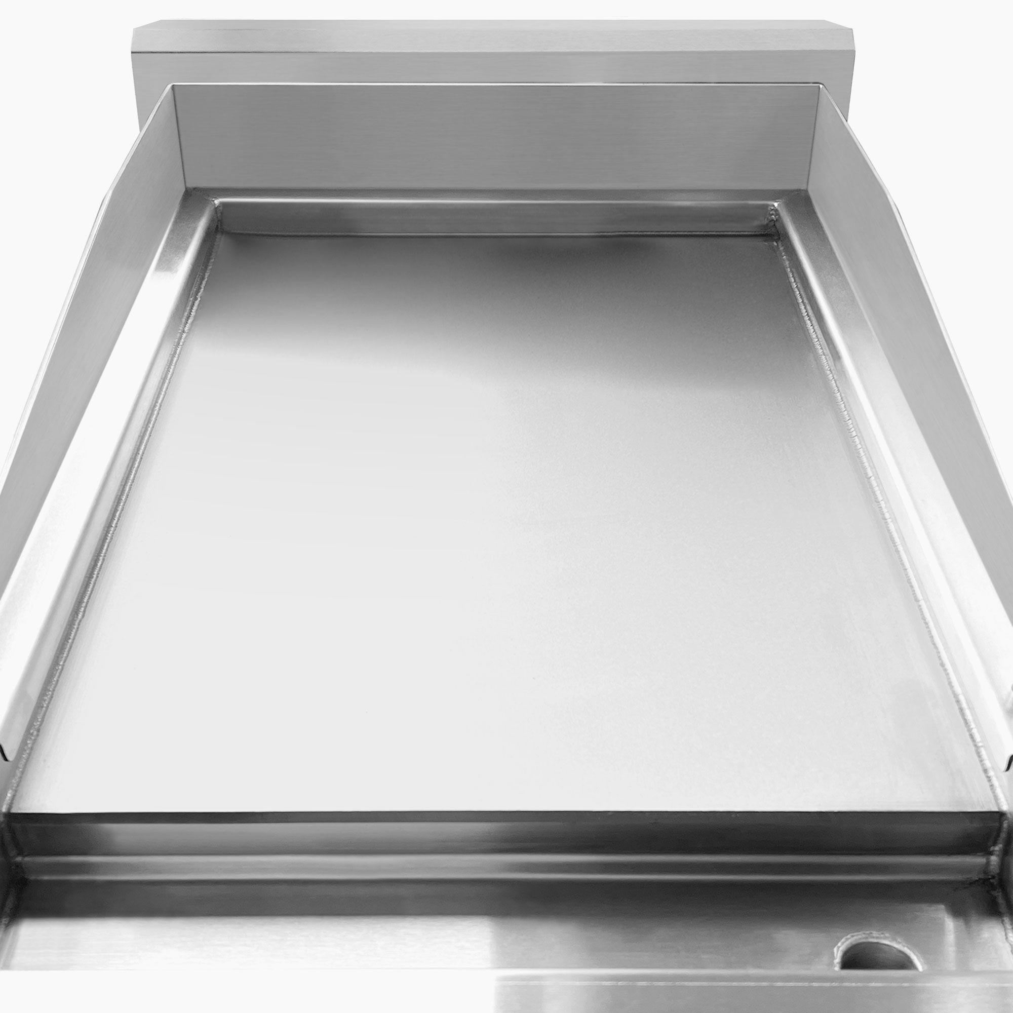 Commercial Induction Griddle - with Digital Controls - 5.0kW - Smooth Plate - with Cabinet Base - 1 Door