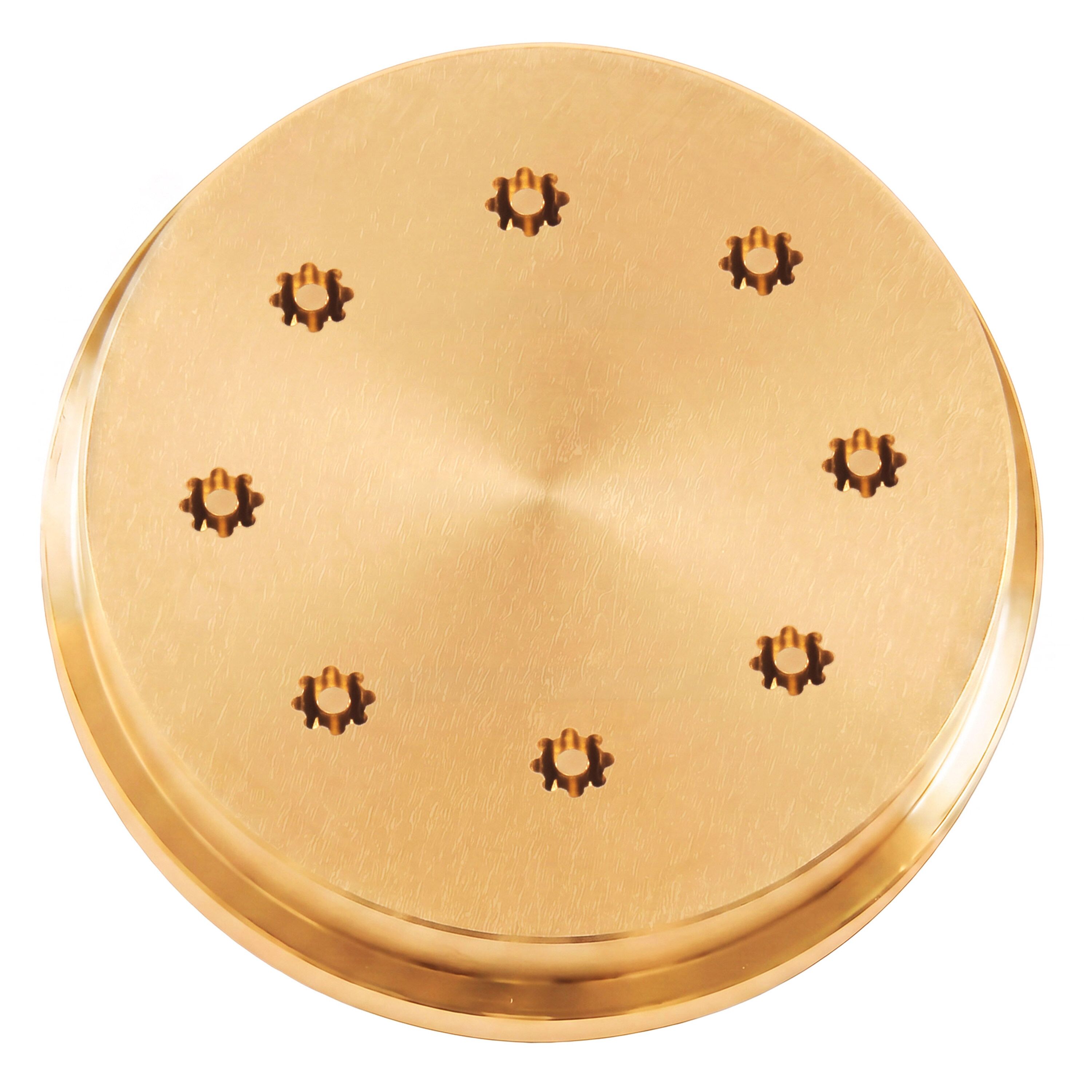 Brass Pasta Die (Bronze Finish) - Bucatini 5mm - fits NMH8 - Ø55mm