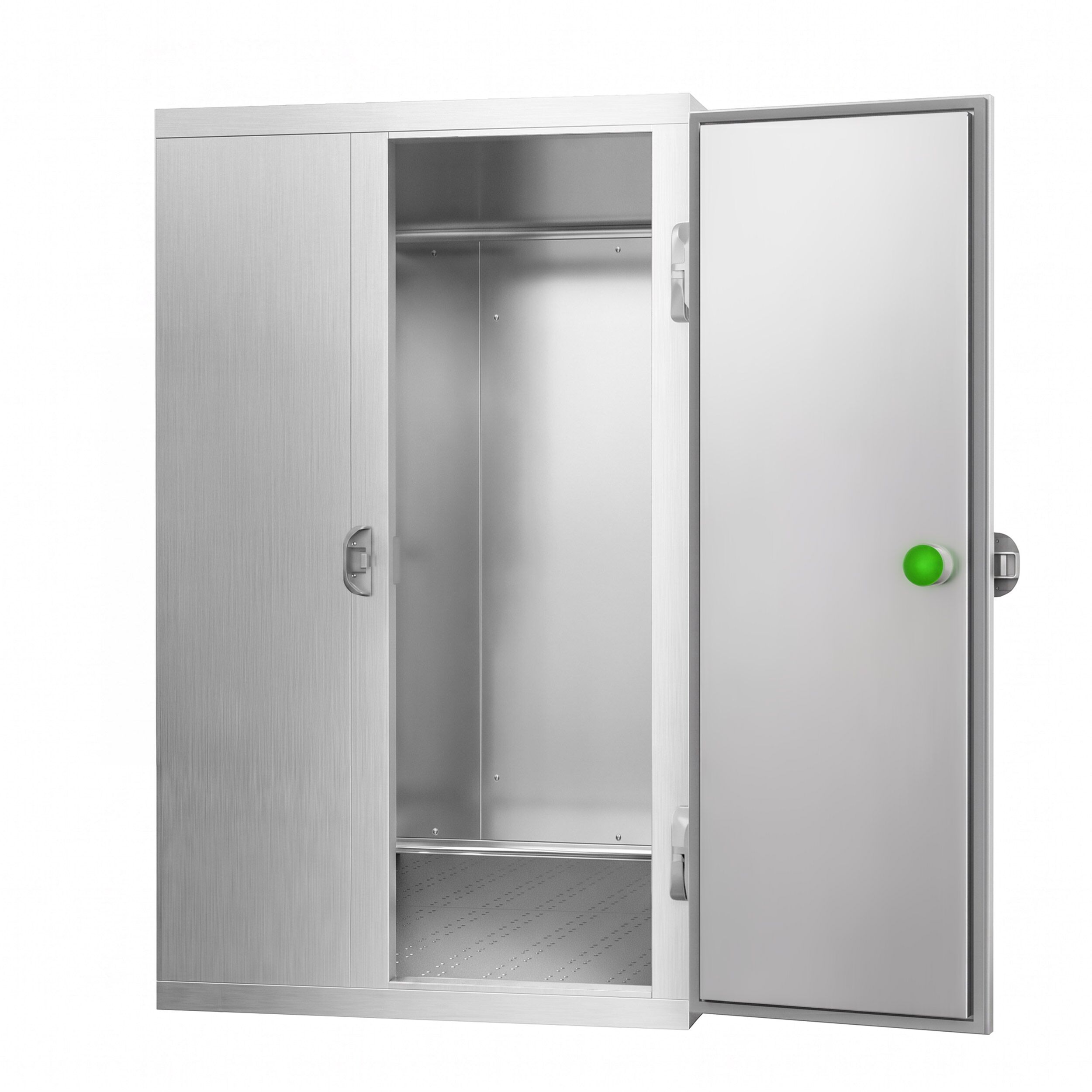 RVS koelcel - 1200x2100mm - 3,70m³
