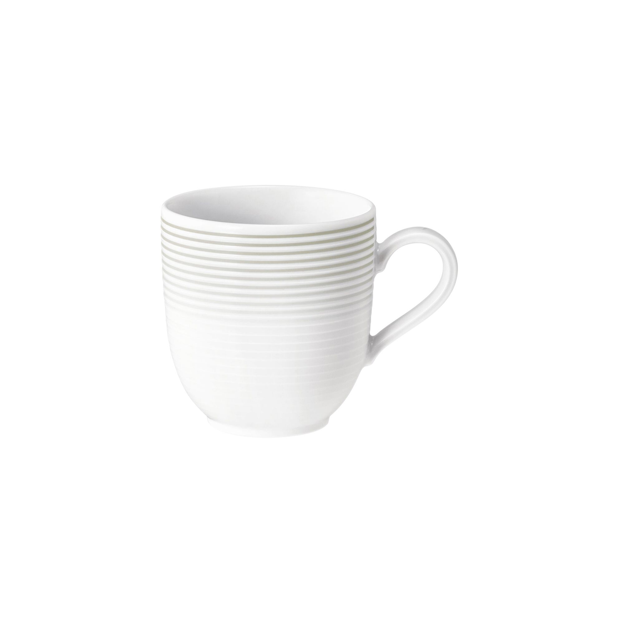 (6 pièces) SELTMANN WEIDEN | Mug avec anse Tulipe - 0,28 litre - Gris perle         